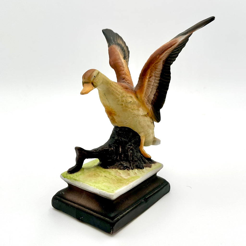 Vintage Porcelain Duck Figurine