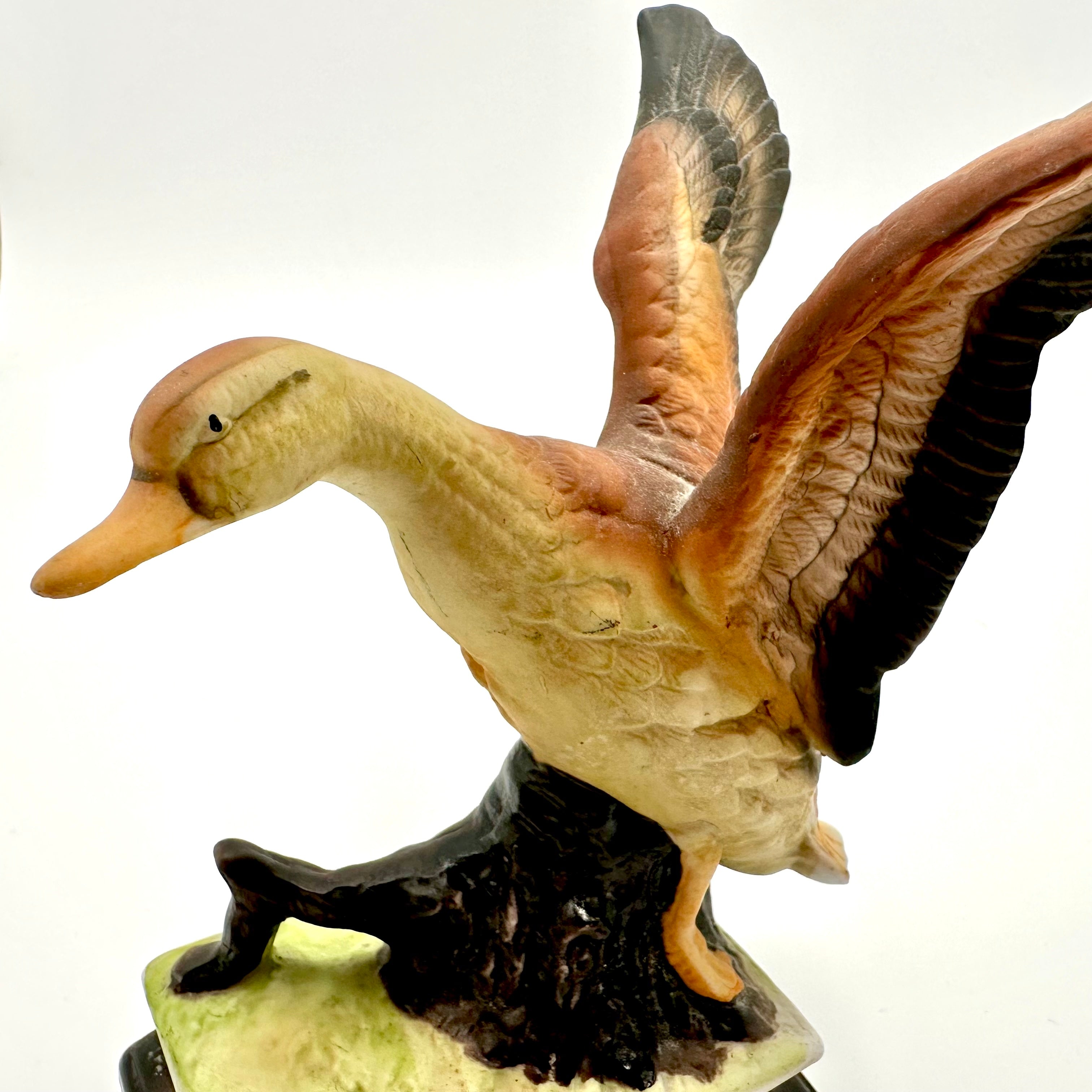 Vintage Porcelain Duck Figurine