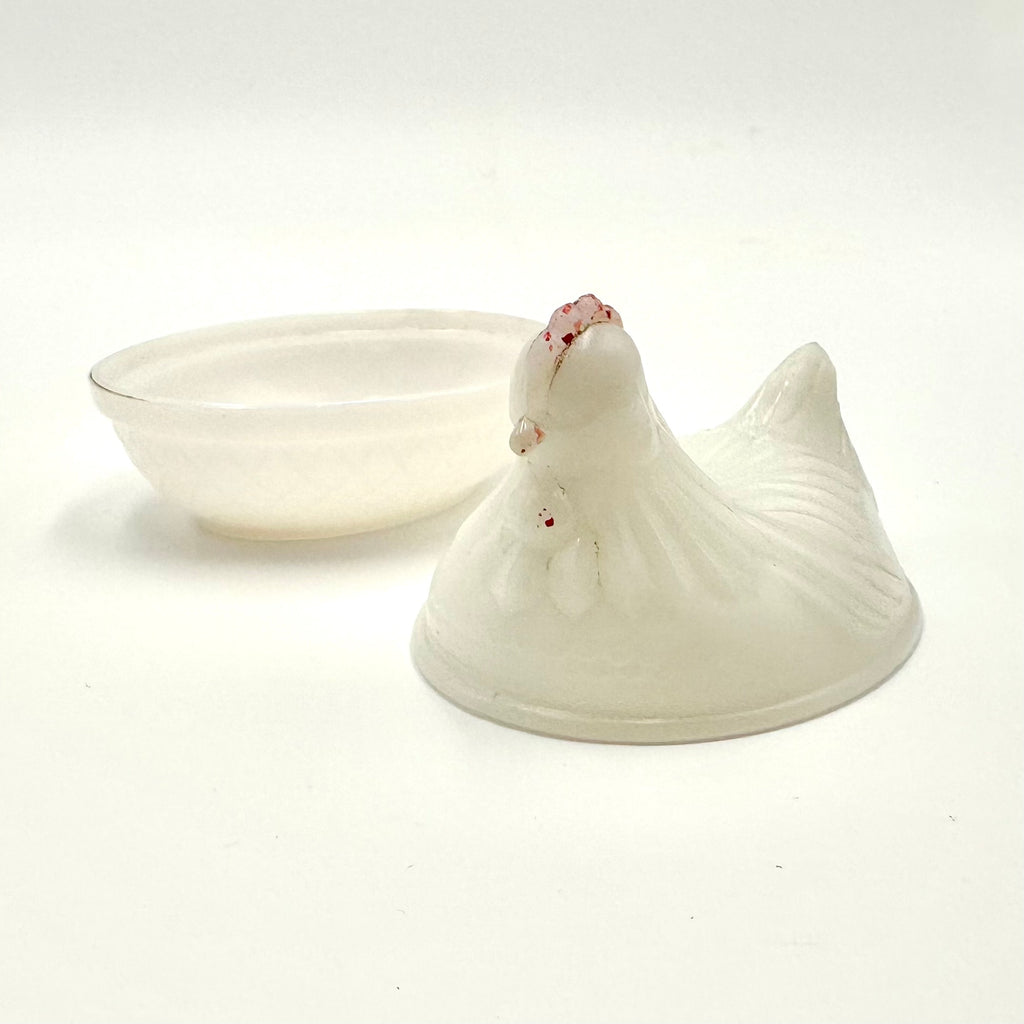 Anchor Hocking Milk Glass Hen on Nest
