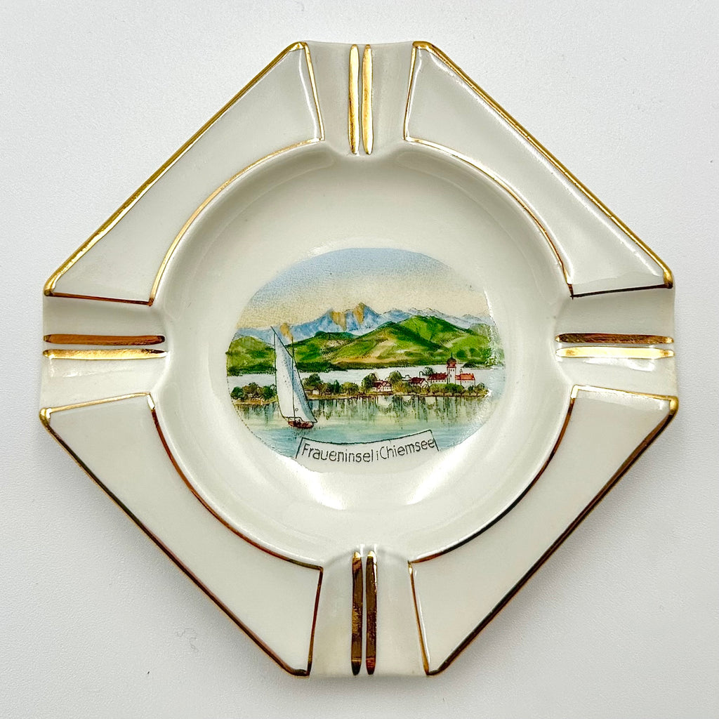 Chiemsee Germany Ashtrays Set of 2