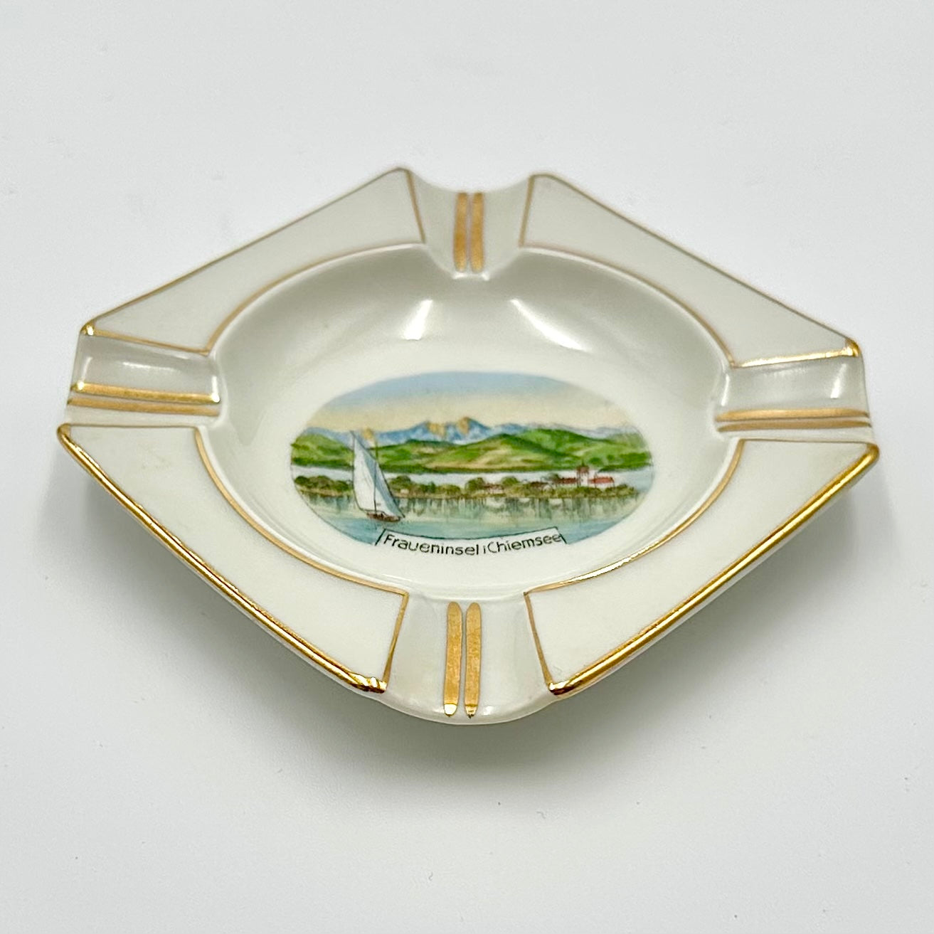 Chiemsee Germany Ashtrays Set of 2
