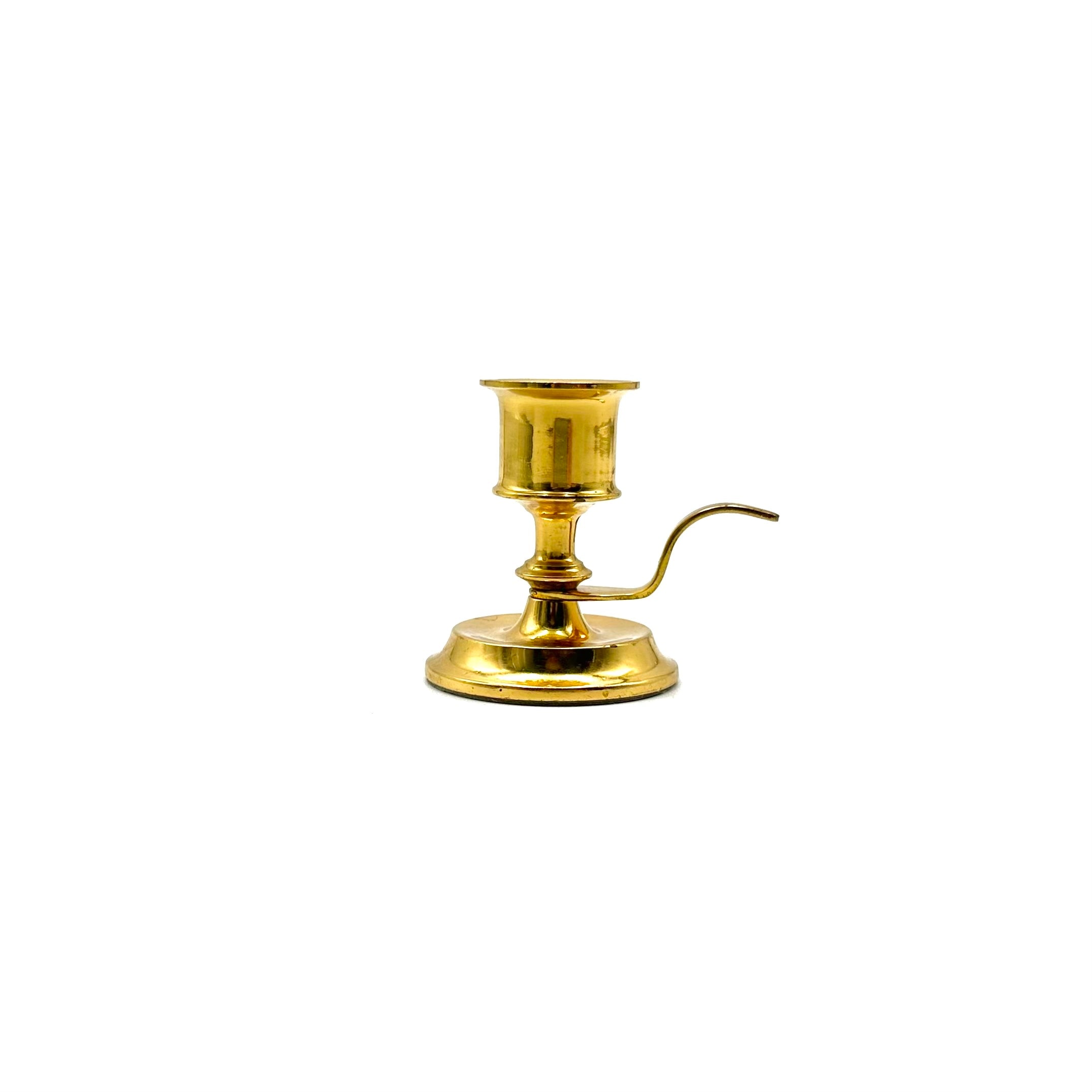 Partylite Brass Chamber Stick Candle Holder