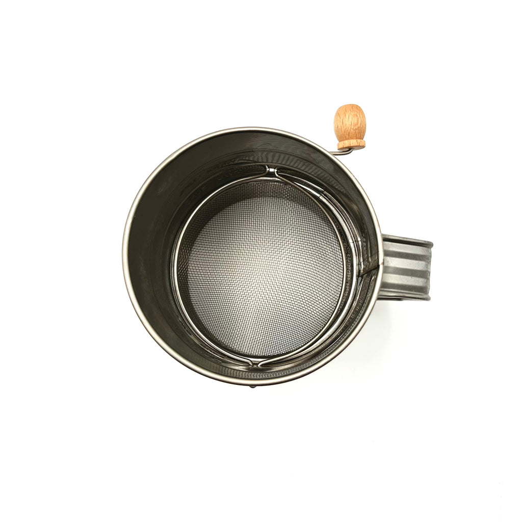 Vintage Hand Crank Flour Sifter