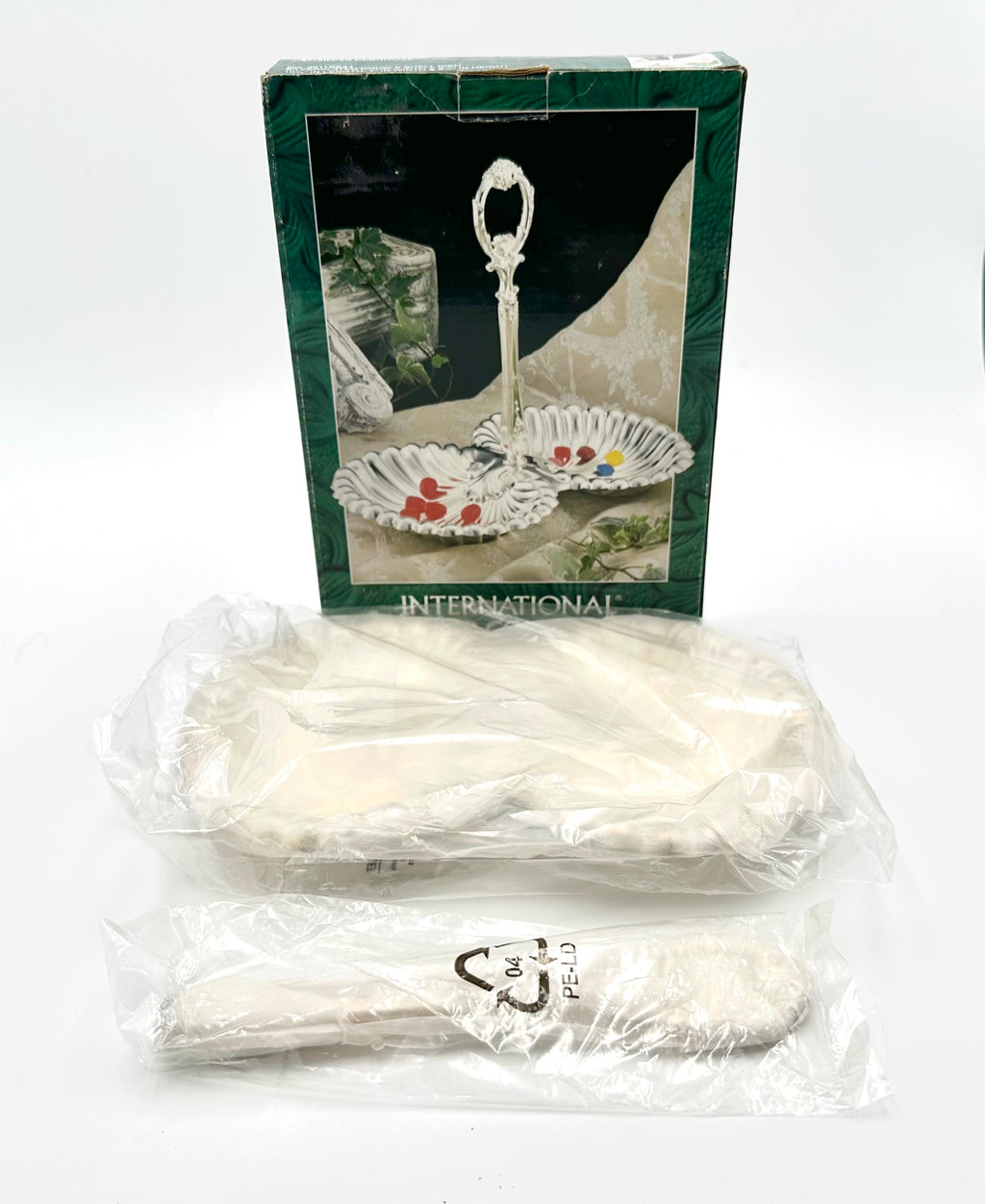 International Silver Company Double Candy Dish Server