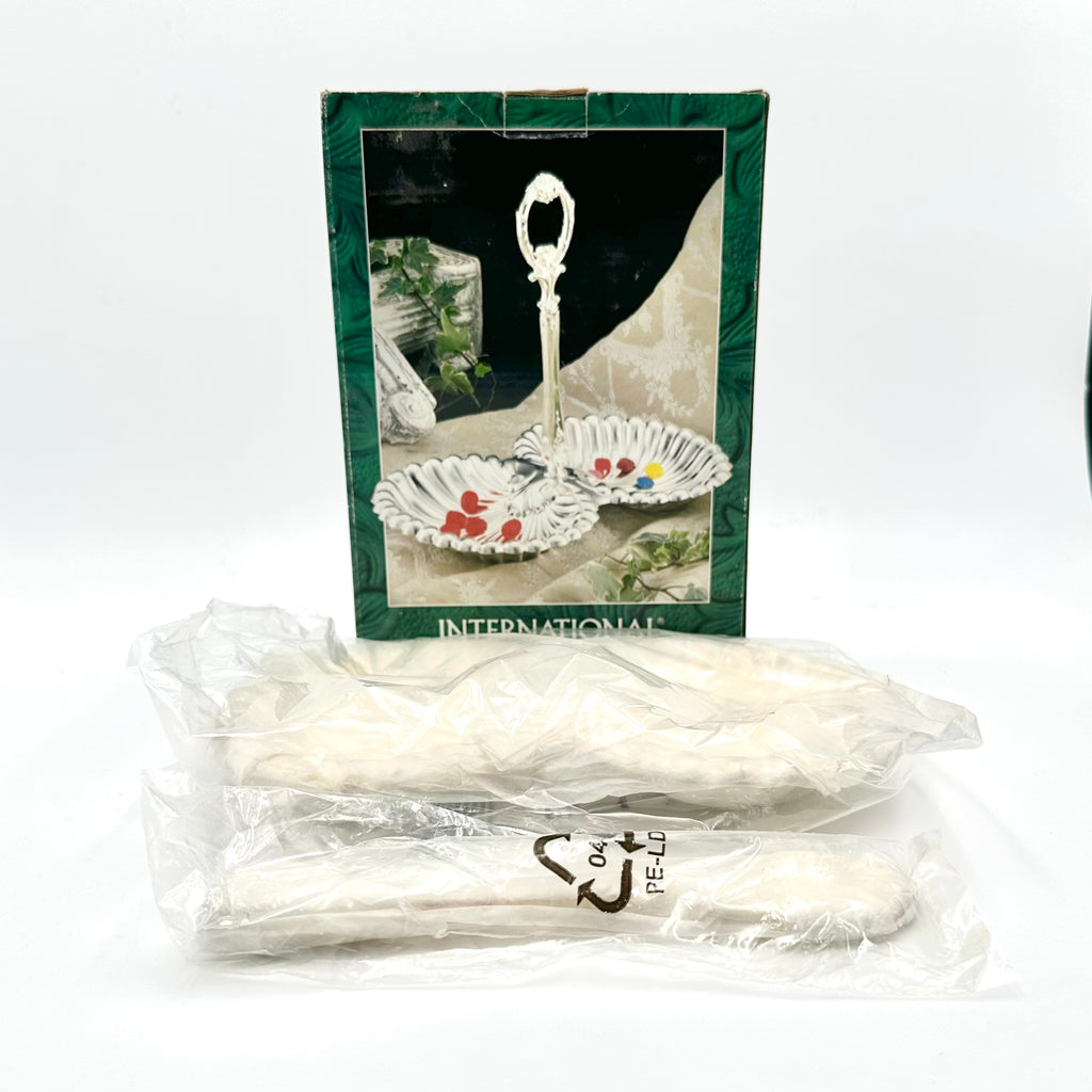 International Silver Company Double Candy Dish Server