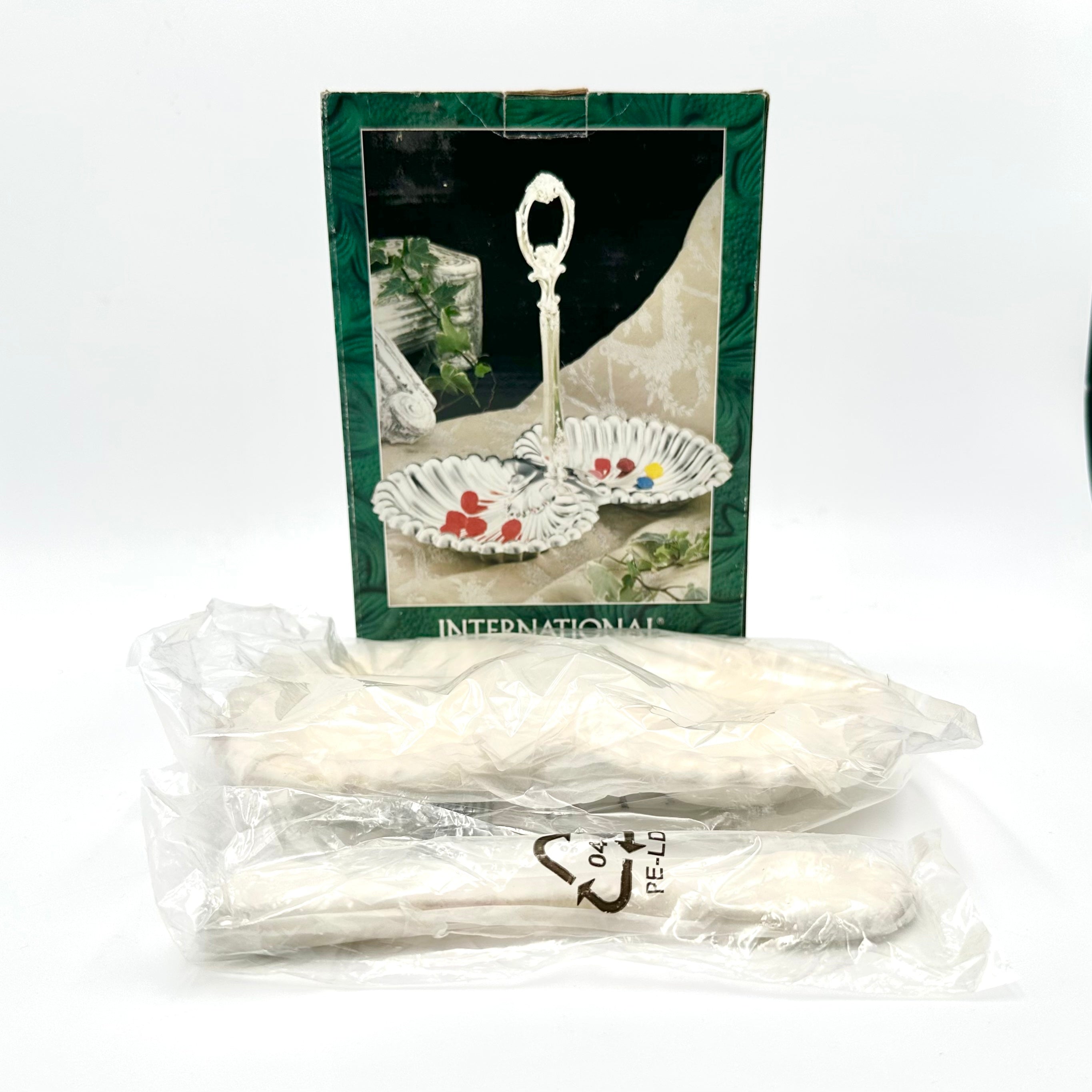 International Silver Company Double Candy Dish Server
