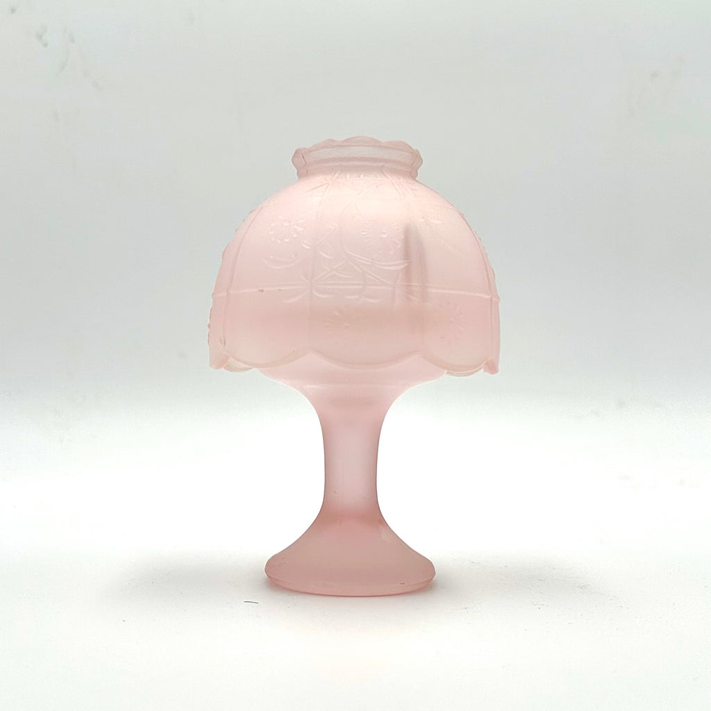 Westmoreland Pink Satin Glass Fairy Lamp