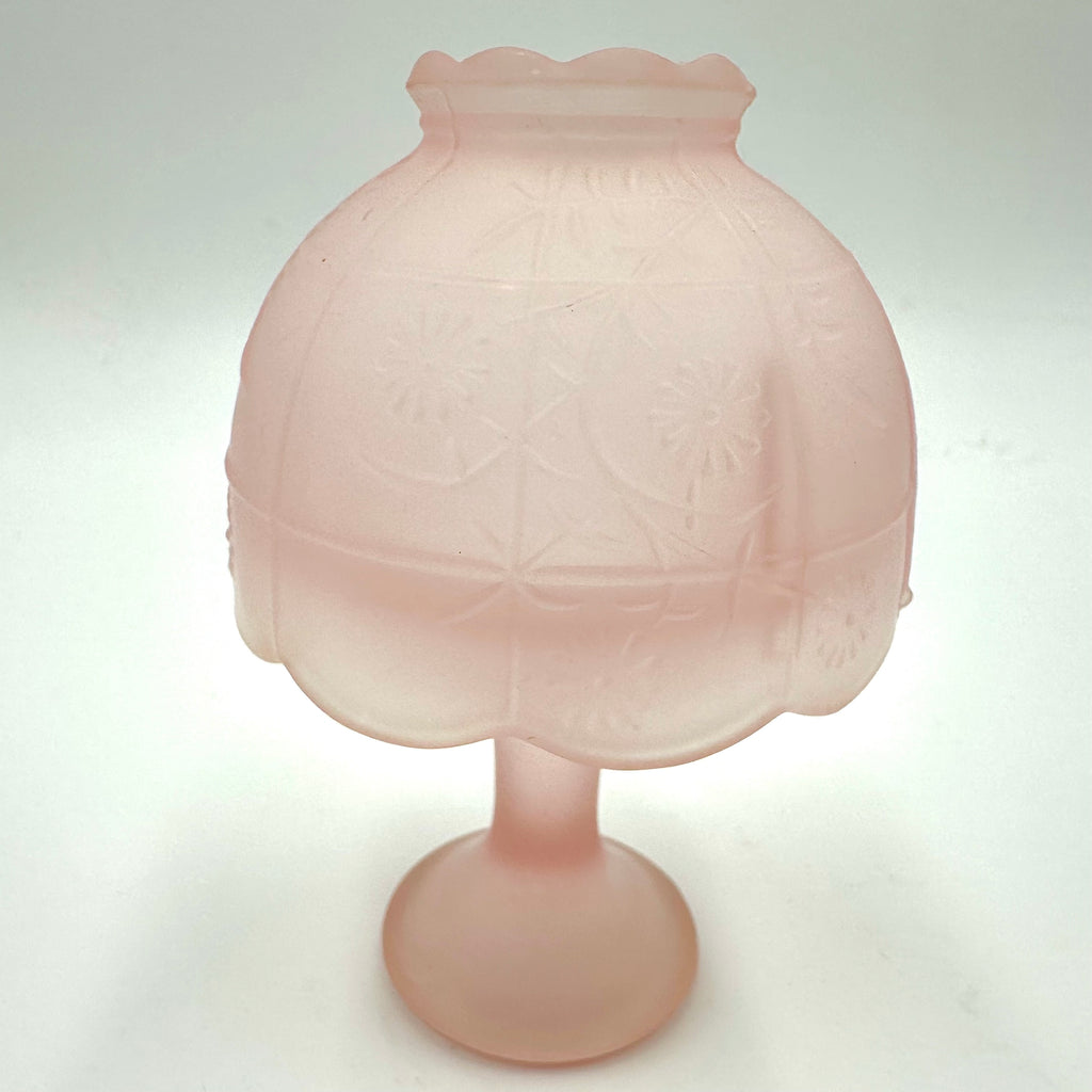 Westmoreland Pink Satin Glass Fairy Lamp
