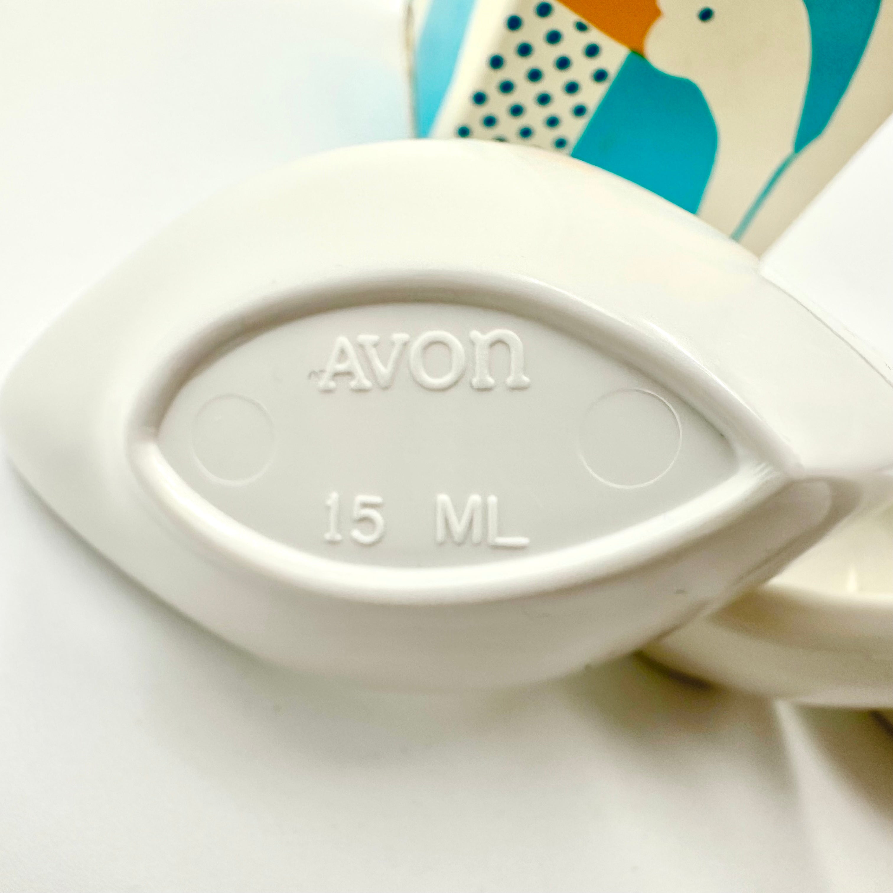 Avon Loving Spoonfuls Goose Measuring Spoons Set Ceramic Made in Italy with Box