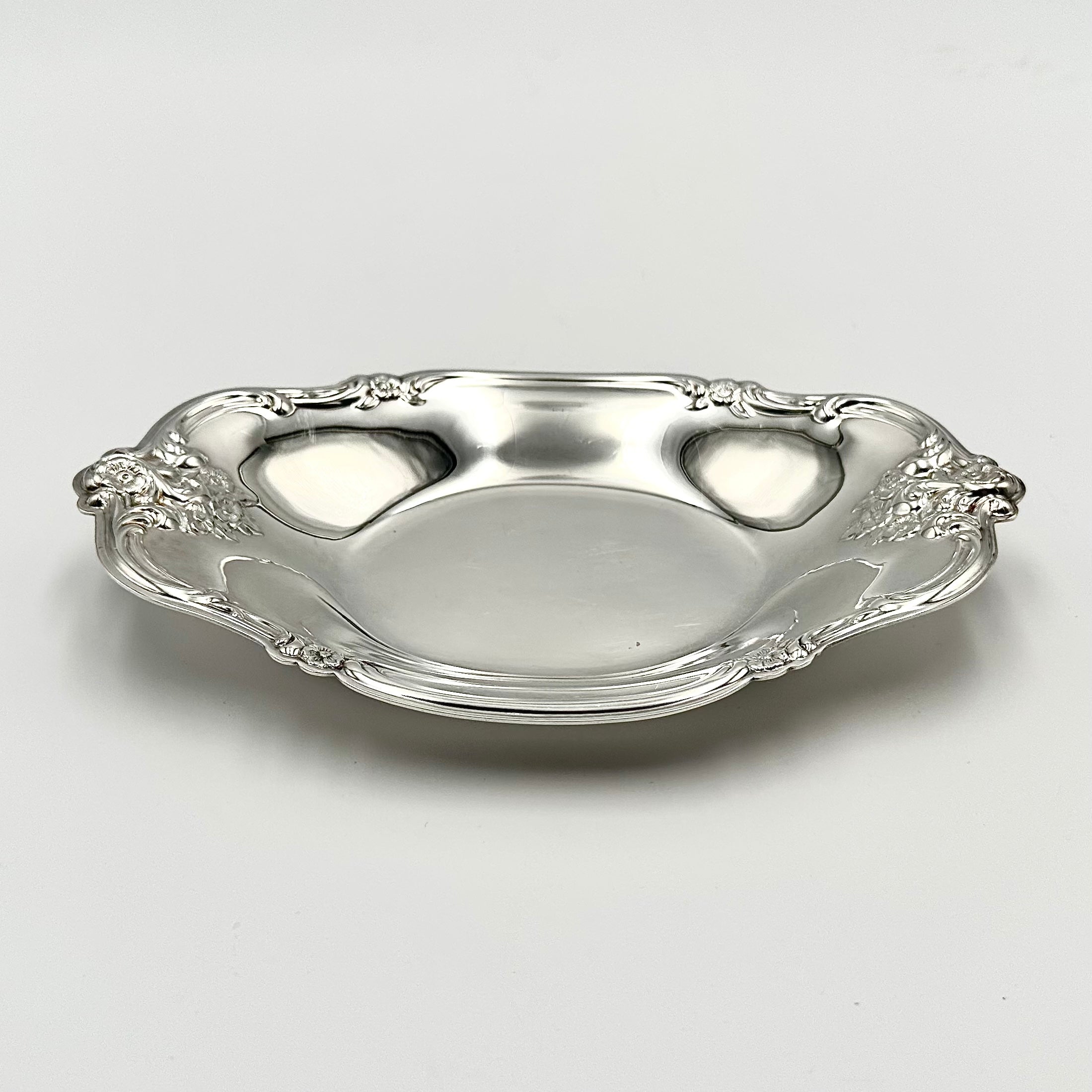 International Silver Tray 448 Engraved 1972