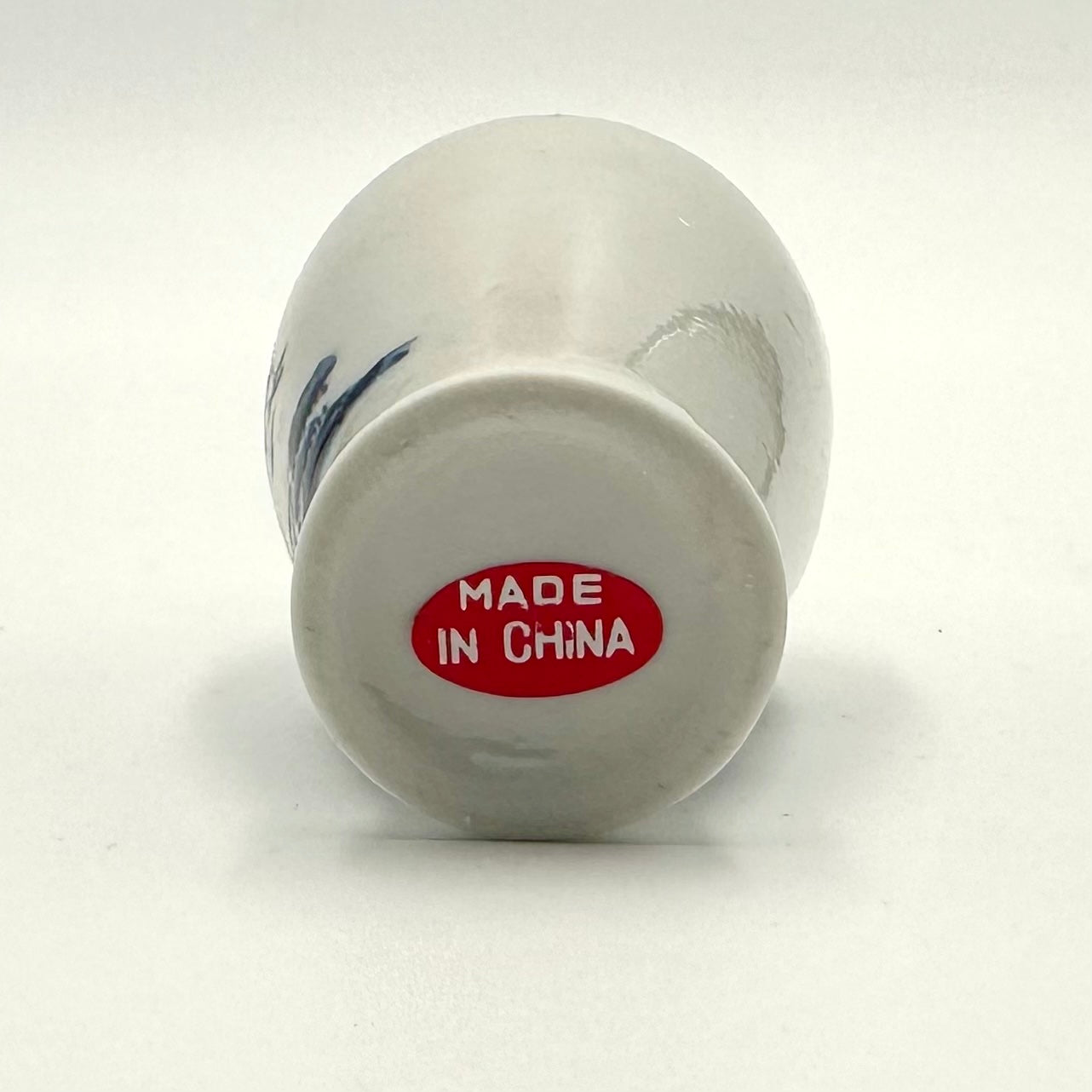 Mini Chinese Porcelain Vases Blue White Landscape Pair