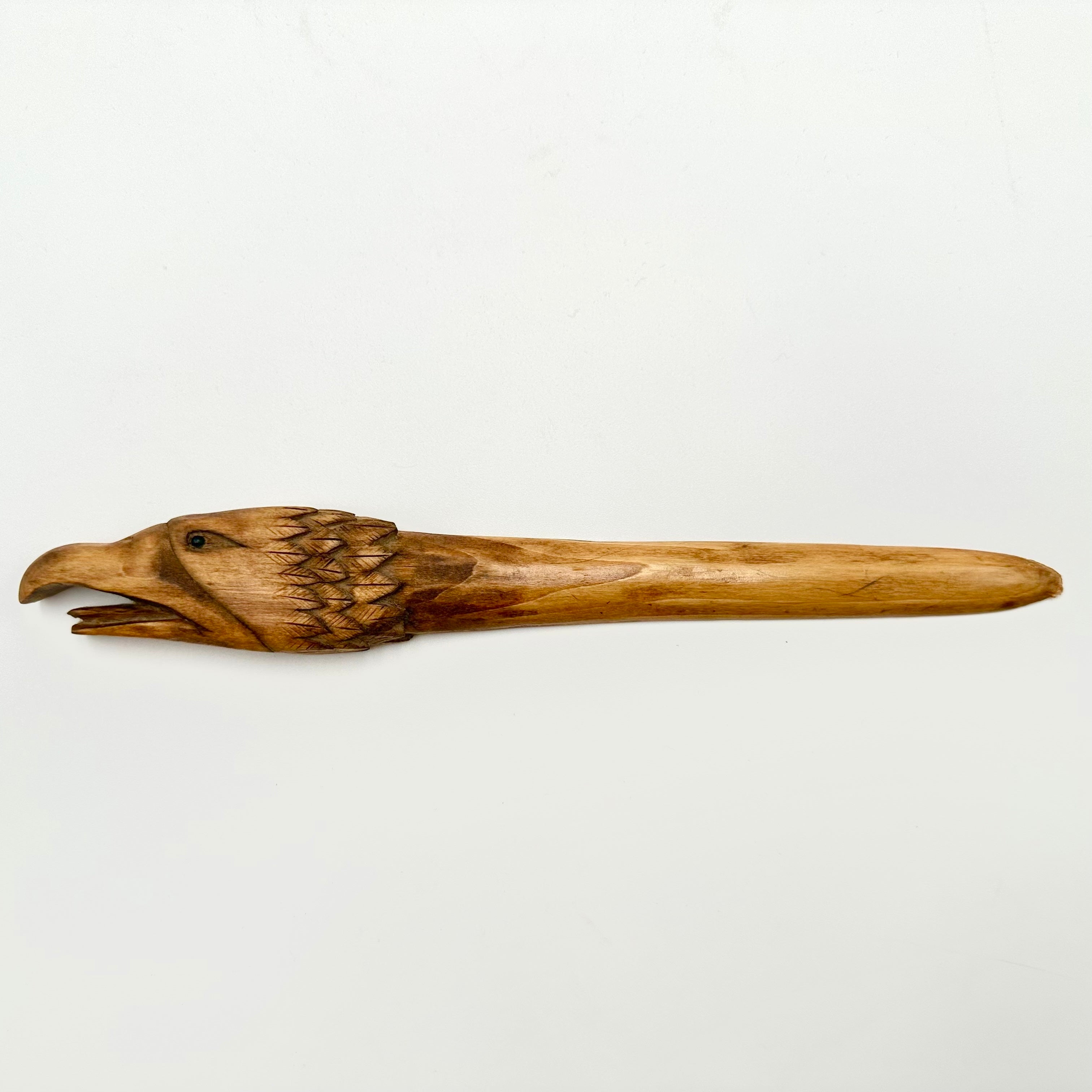 Hand Carved Wooden Eagle Letter Opener