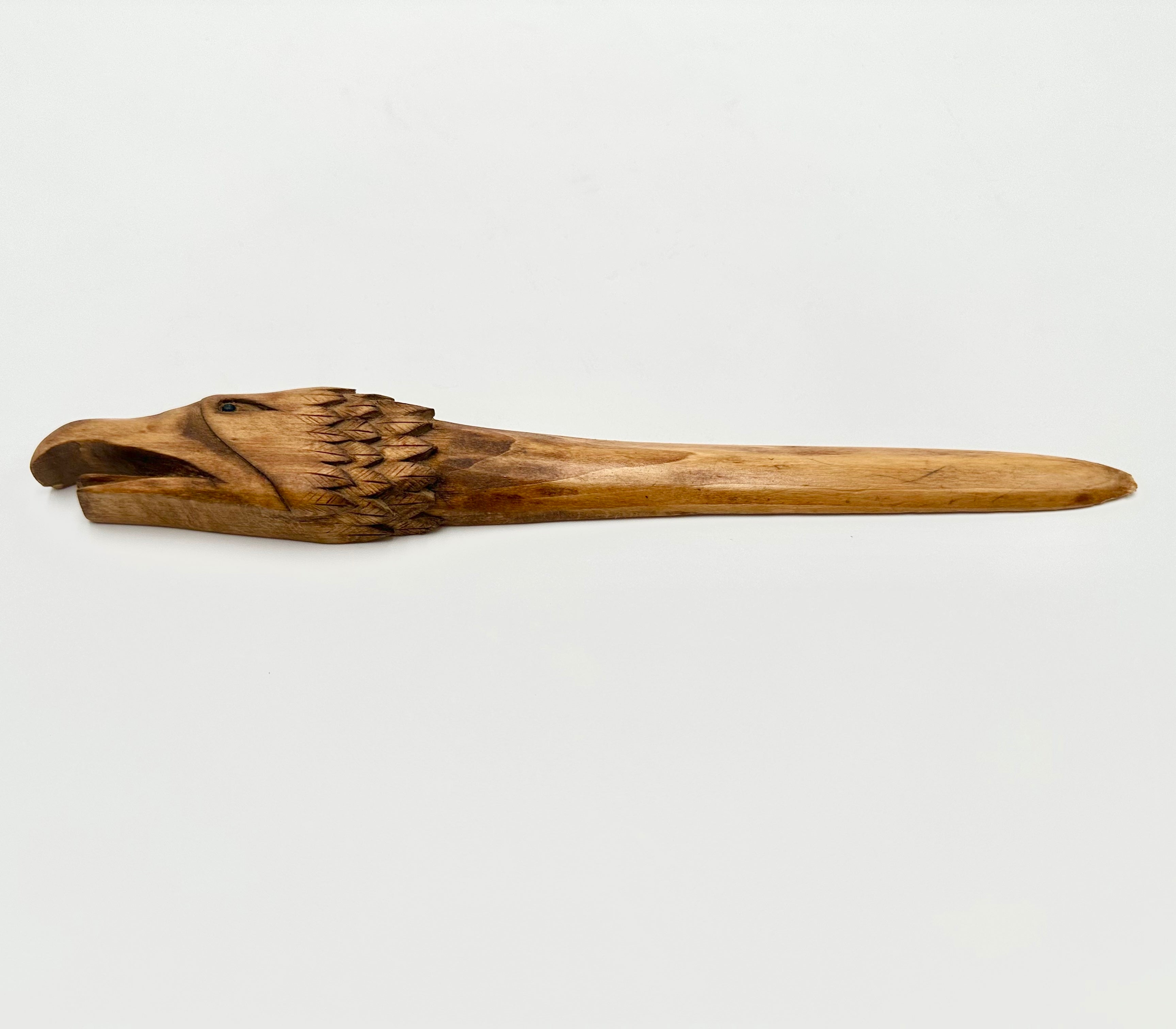 Hand Carved Wooden Eagle Letter Opener