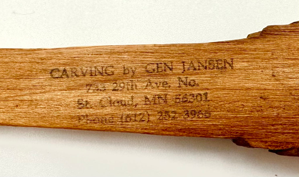 Hand Carved Wooden Eagle Letter Opener