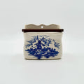 Nanco "Delft"  Ceramic Wall Mount Salt Cellar