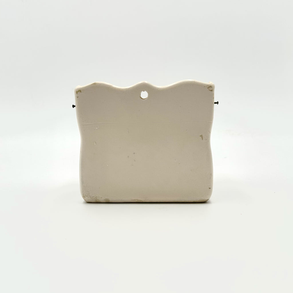 Nanco "Delft"  Ceramic Wall Mount Salt Cellar