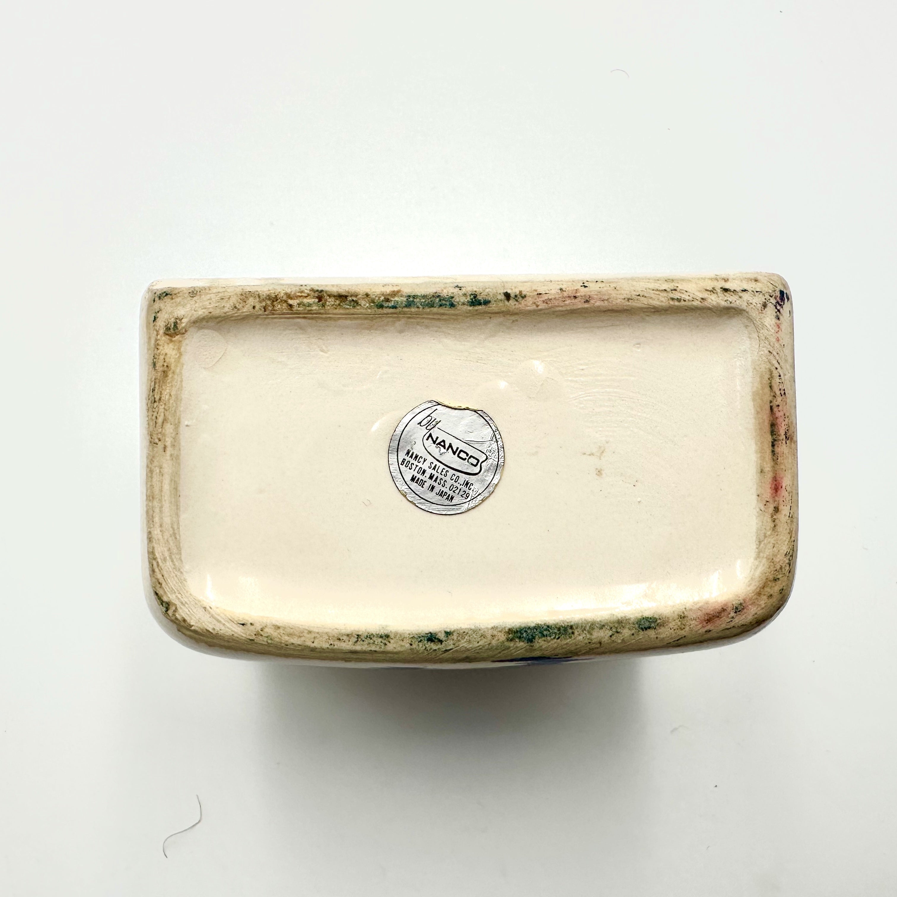 Nanco "Delft"  Ceramic Wall Mount Salt Cellar