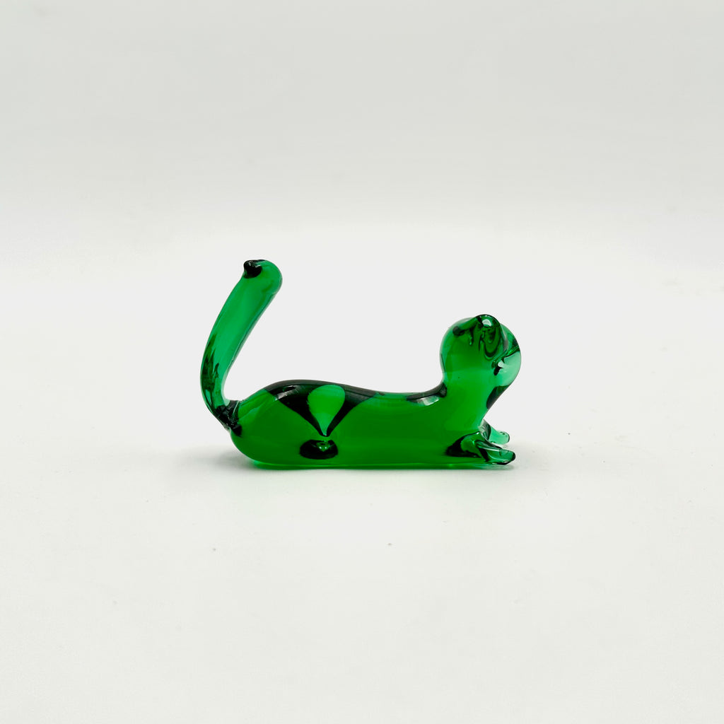 Yalos Murano Glass Cat Figurine