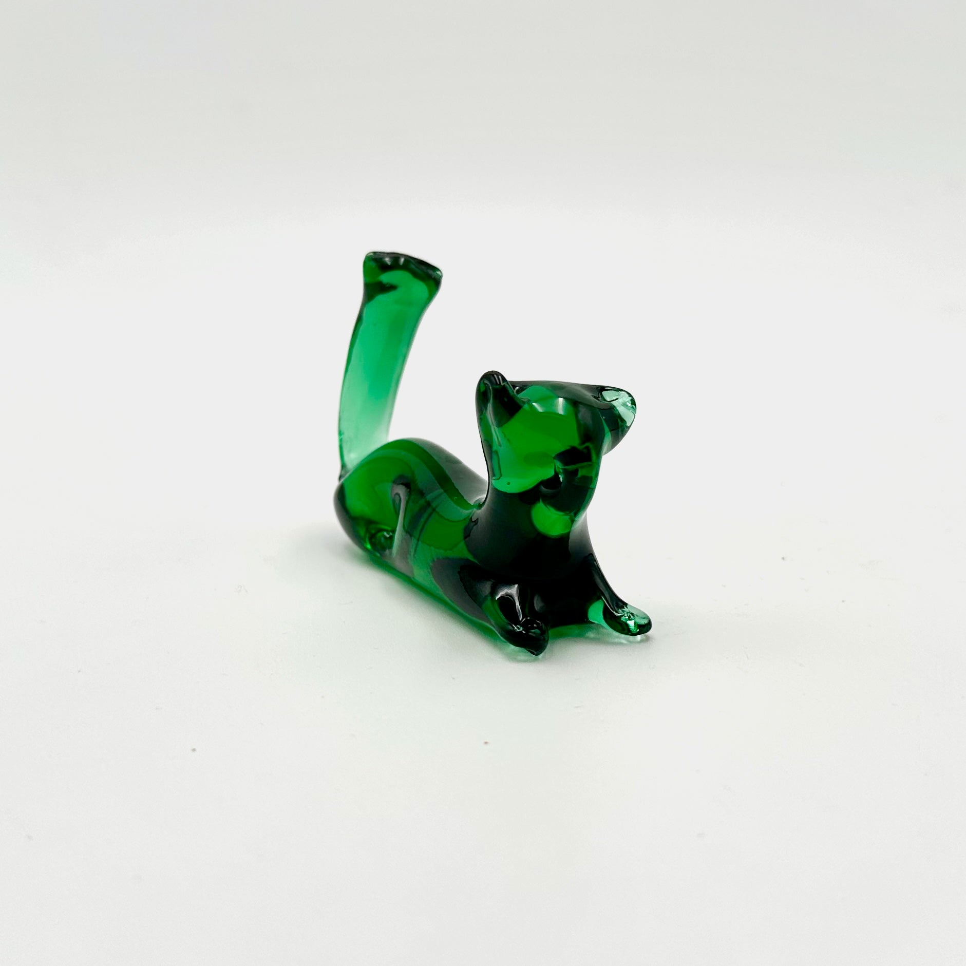 Yalos Murano Glass Cat Figurine