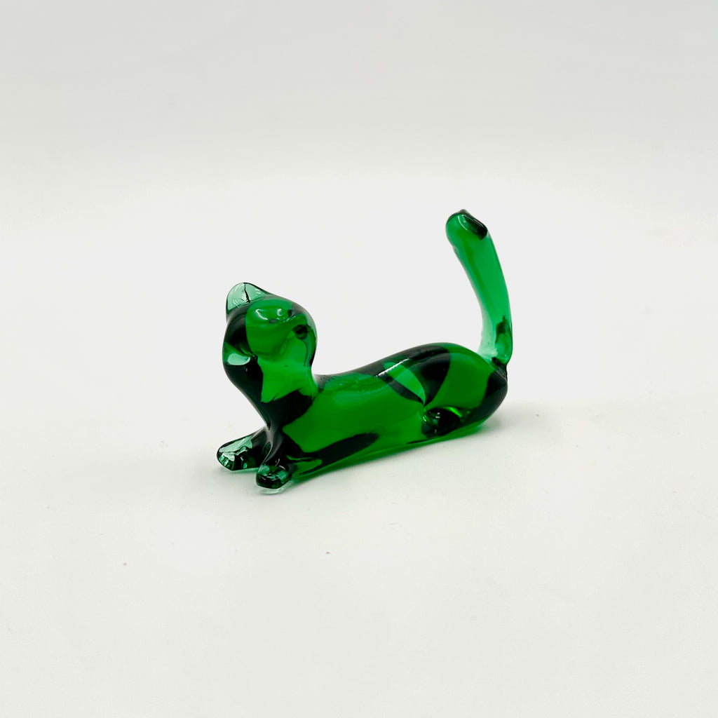 Yalos Murano Glass Cat Figurine