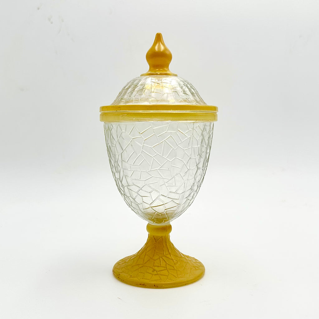 McKee Innovation 88-1 Crackle Glass Candy Jar