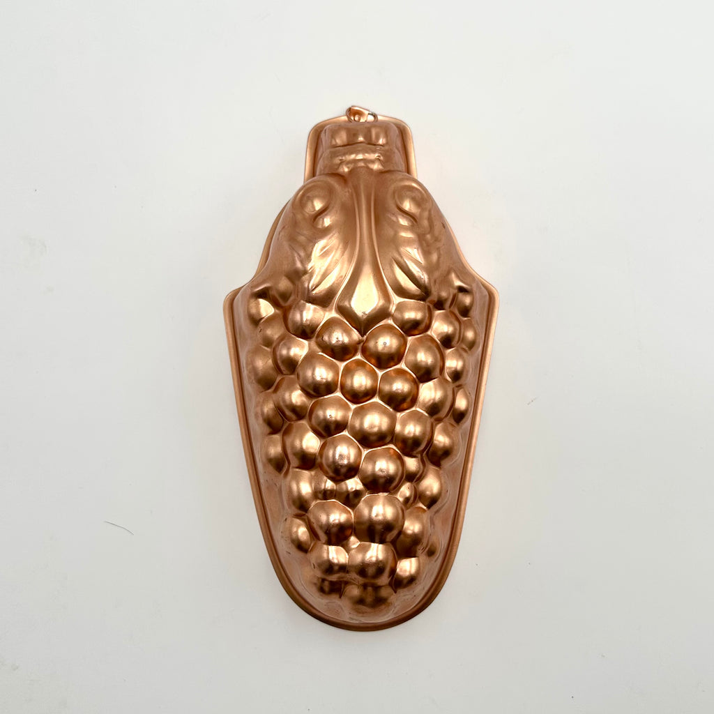 Copper Grape Cake Mold