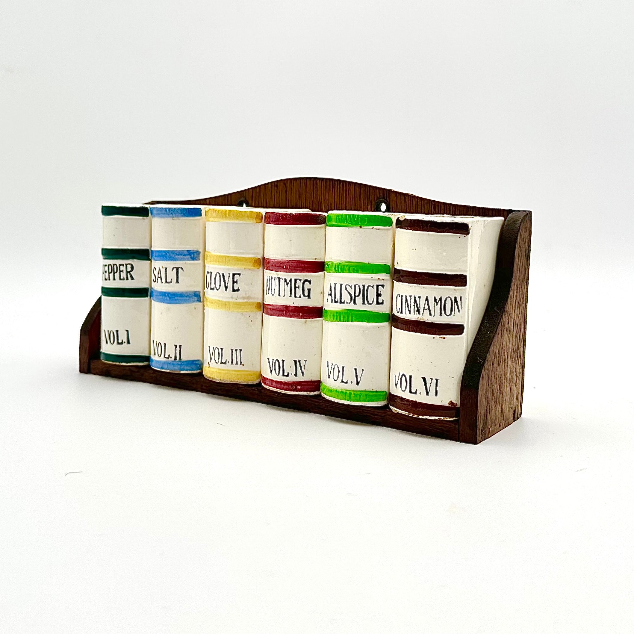 Westwood "Library Book" Spice Jar Set & Shelf