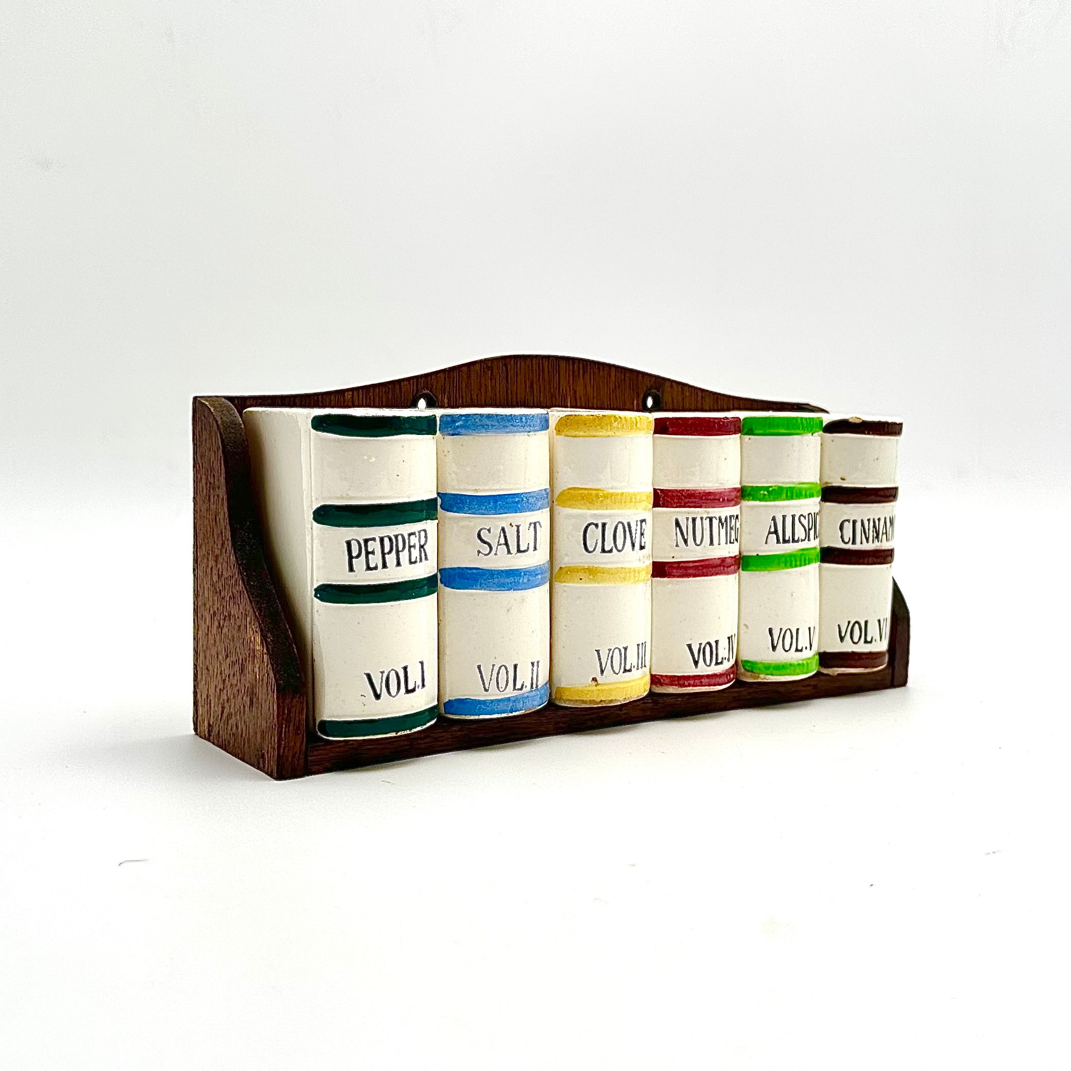 Westwood "Library Book" Spice Jar Set & Shelf