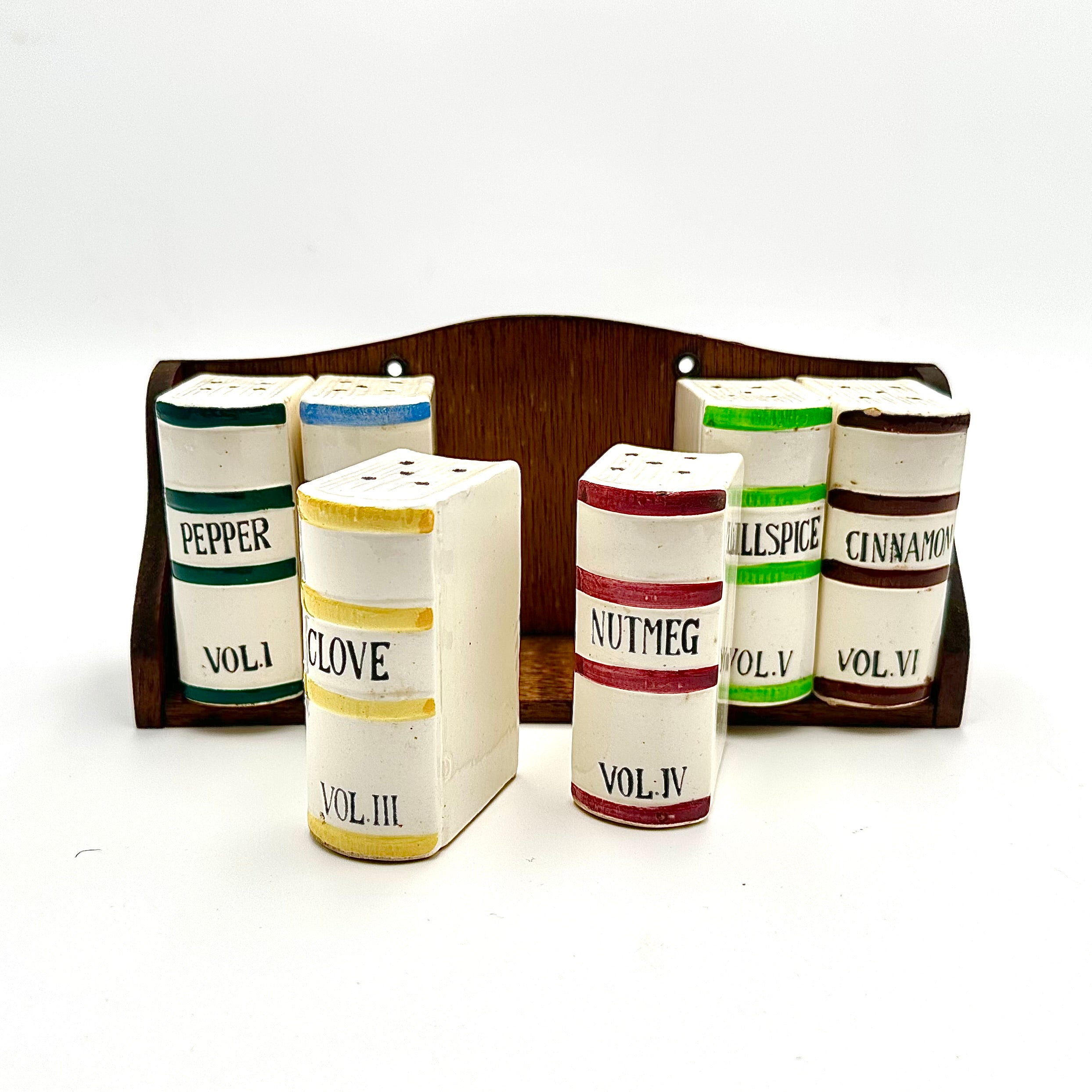 Westwood "Library Book" Spice Jar Set & Shelf