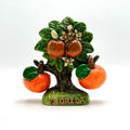 Vintage Florida Orange Salt Pepper Shaker & Tree Holder
