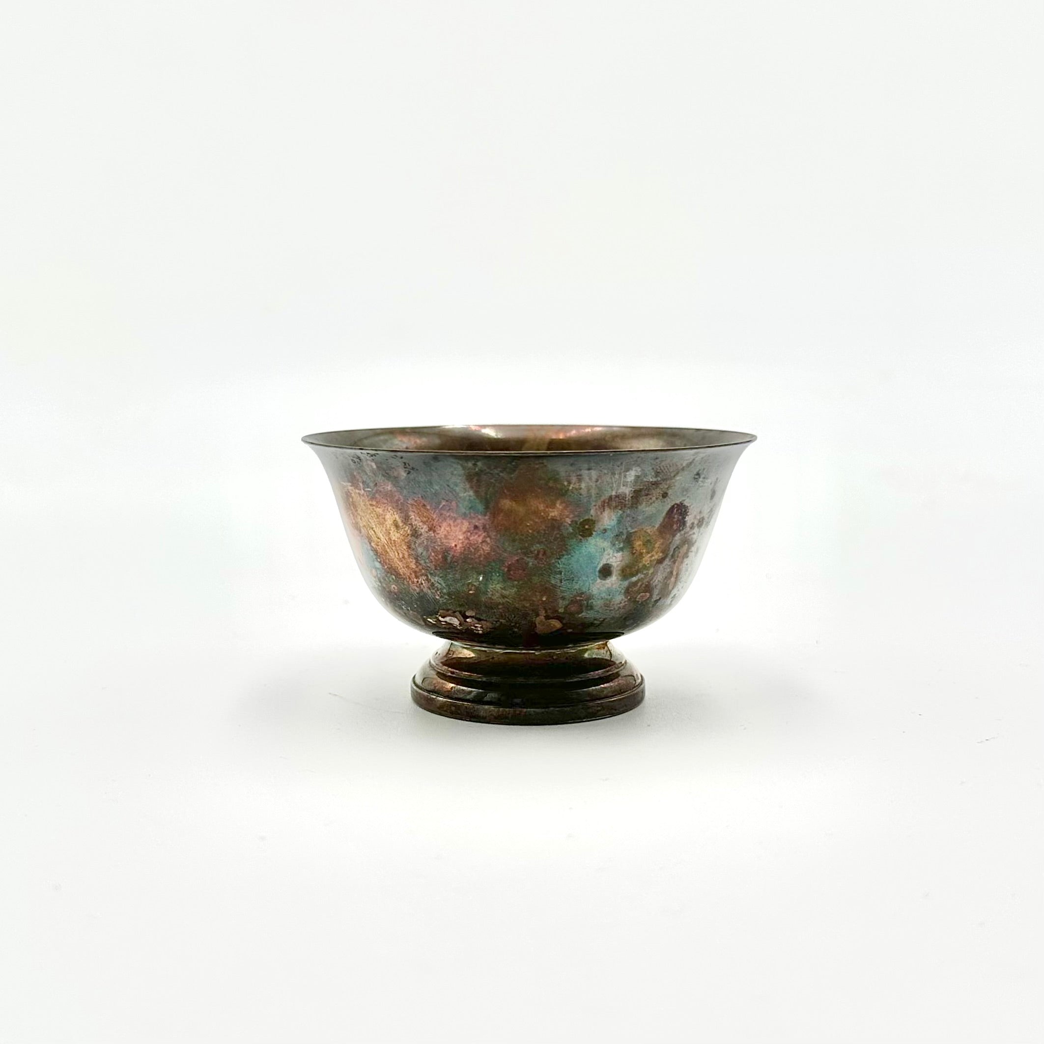 WM A Rogers Paul Revere Reproduction Silverplate Footed Bowl