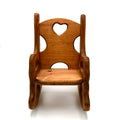Vintage Miniature Wooden Rocking Chair