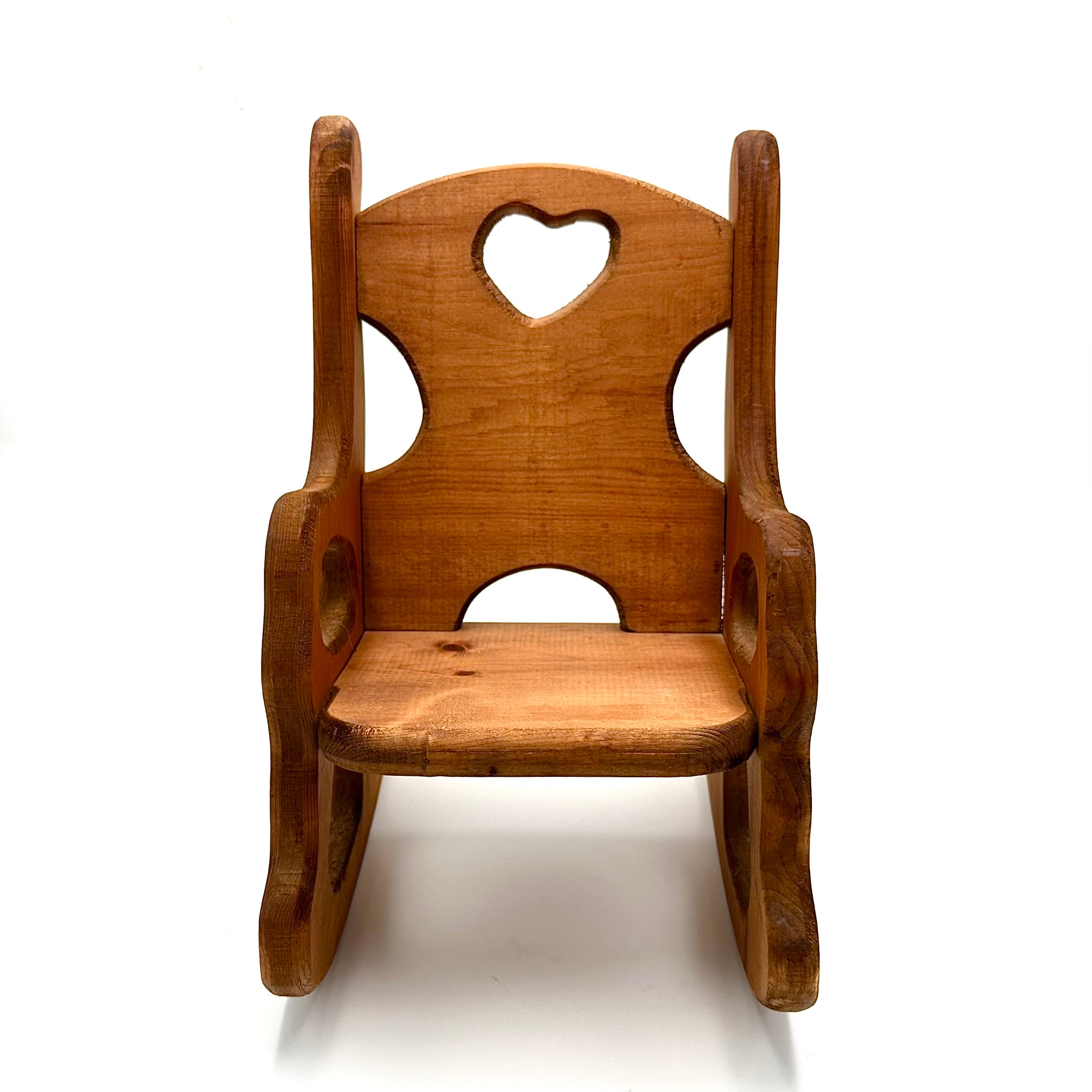 Vintage Miniature Wooden Rocking Chair