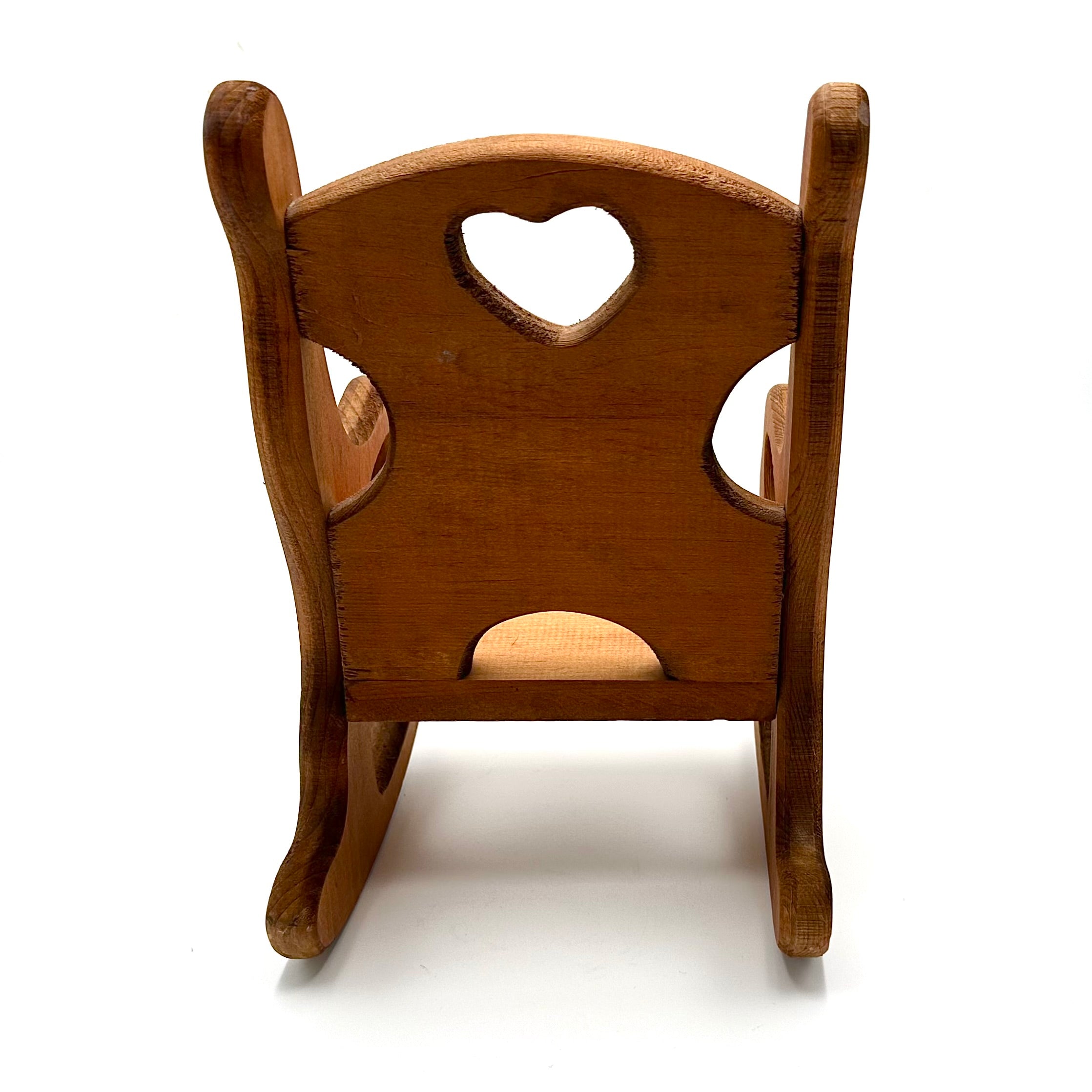 Vintage Miniature Wooden Rocking Chair