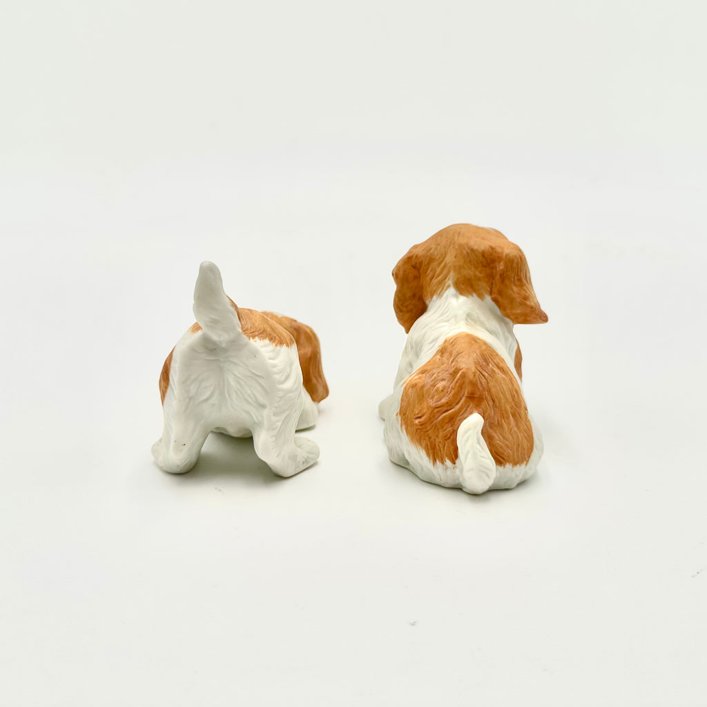 Homco Puppy Figurines Pair
