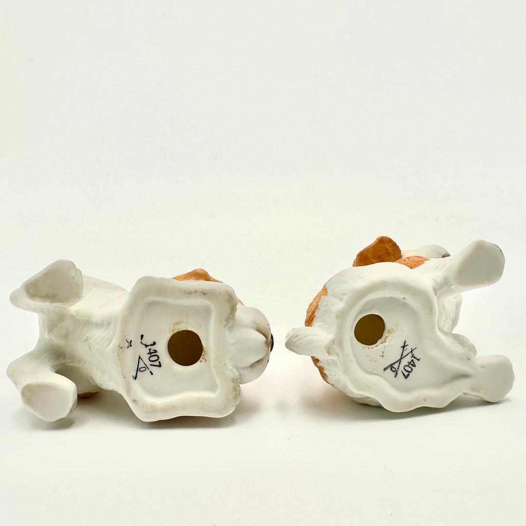 Homco Puppy Figurines Pair