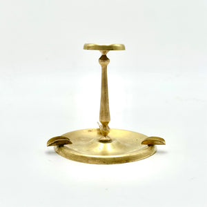 Brass Ashtray With Smoking Stand