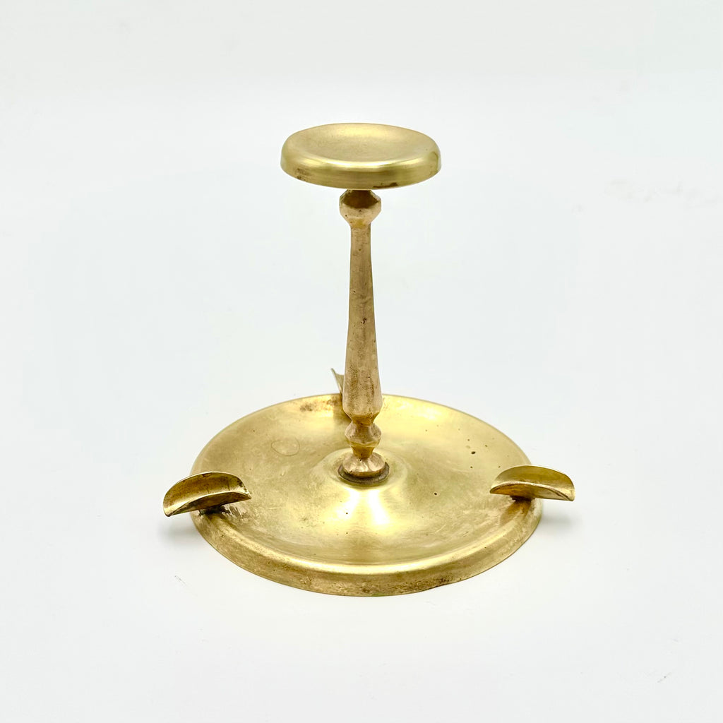 Brass Ashtray With Smoking Stand