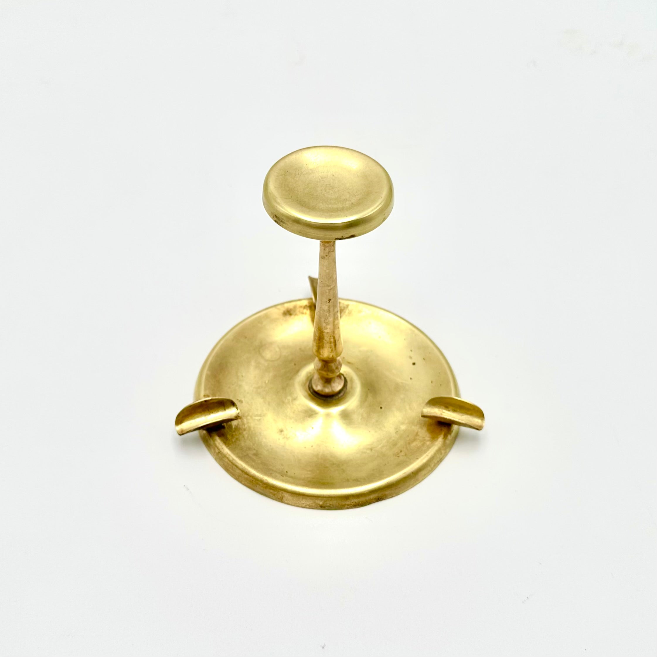 Brass Ashtray With Smoking Stand