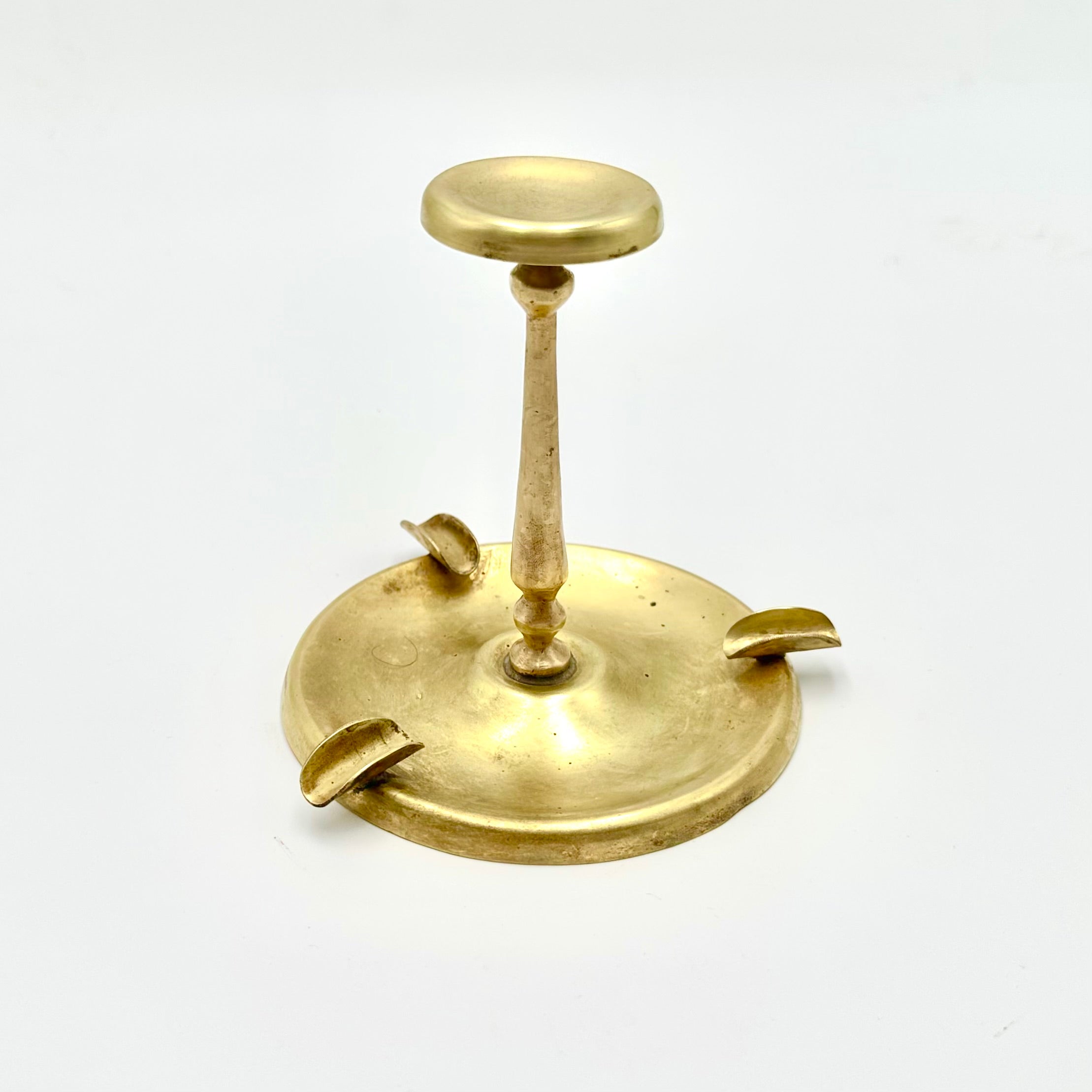 Brass Ashtray With Smoking Stand