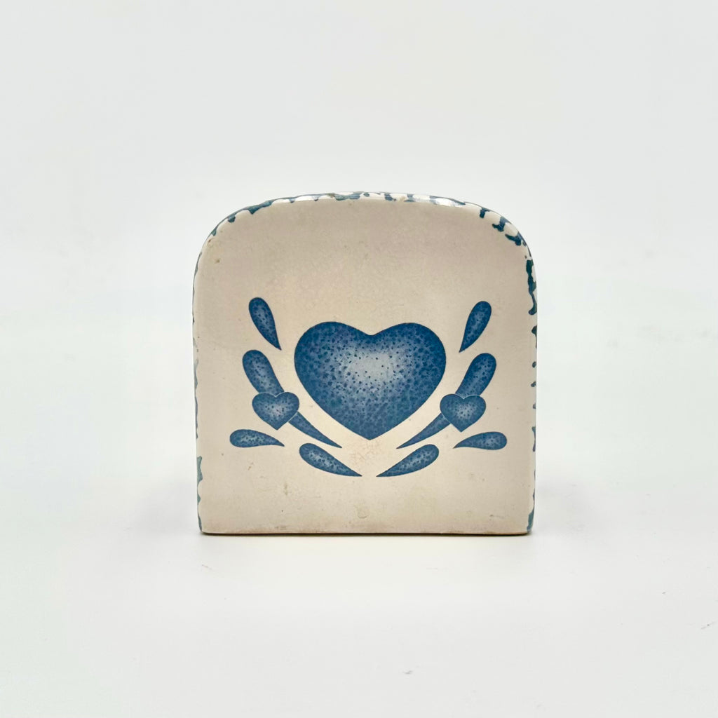 Corelle Blue Hearts Napkin Holder