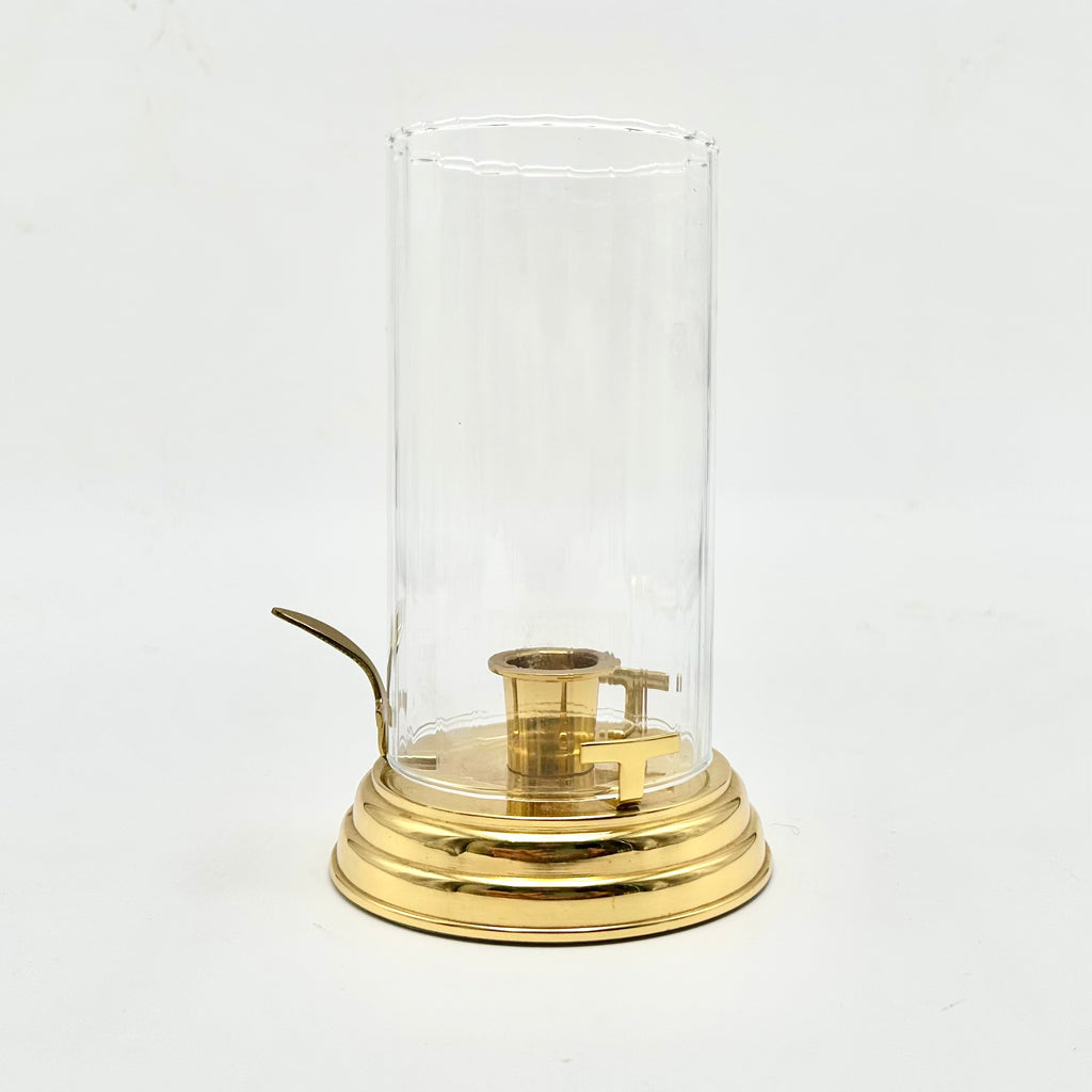 Partylite Brass Hurricane Candle Holder