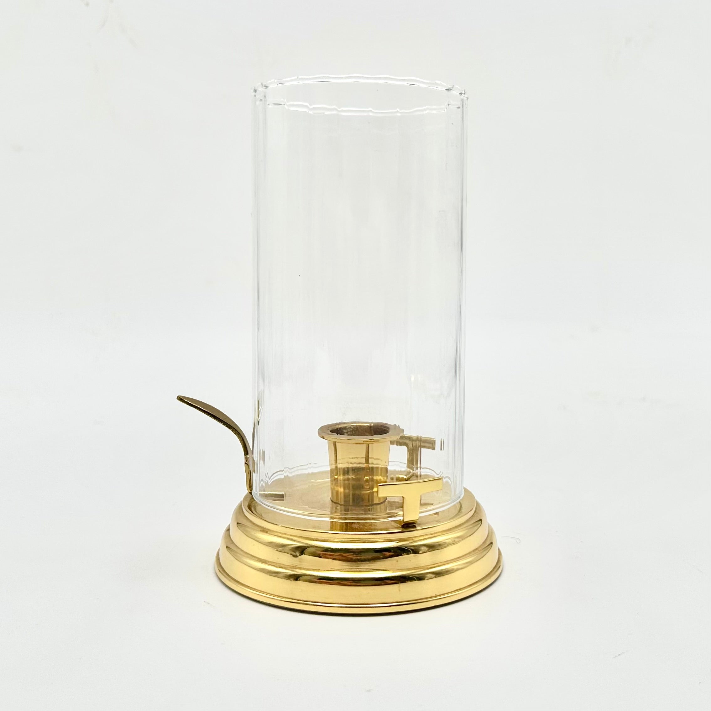 Partylite Brass Hurricane Candle Holder