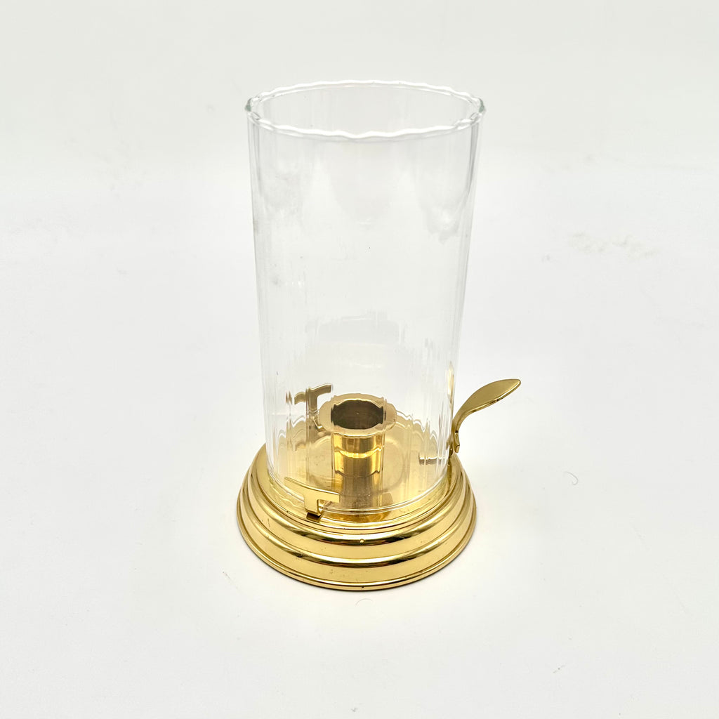 Partylite Brass Hurricane Candle Holder