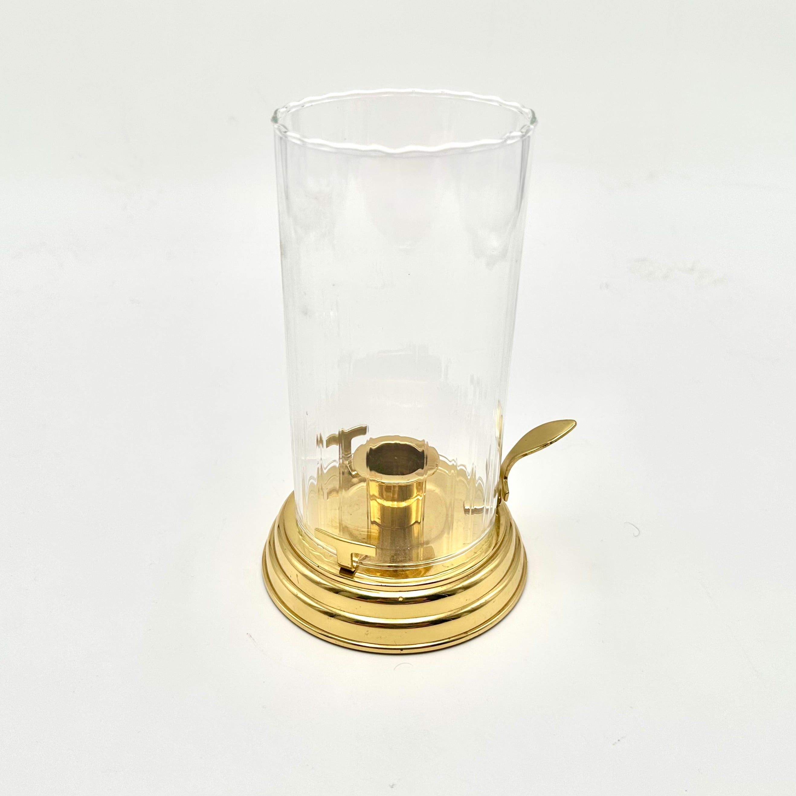 Partylite Brass Hurricane Candle Holder