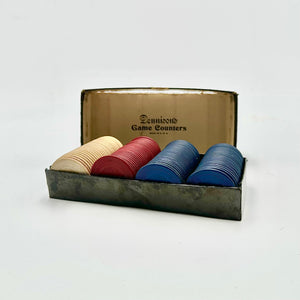 Dennison's Game Counters Poker Chip Set