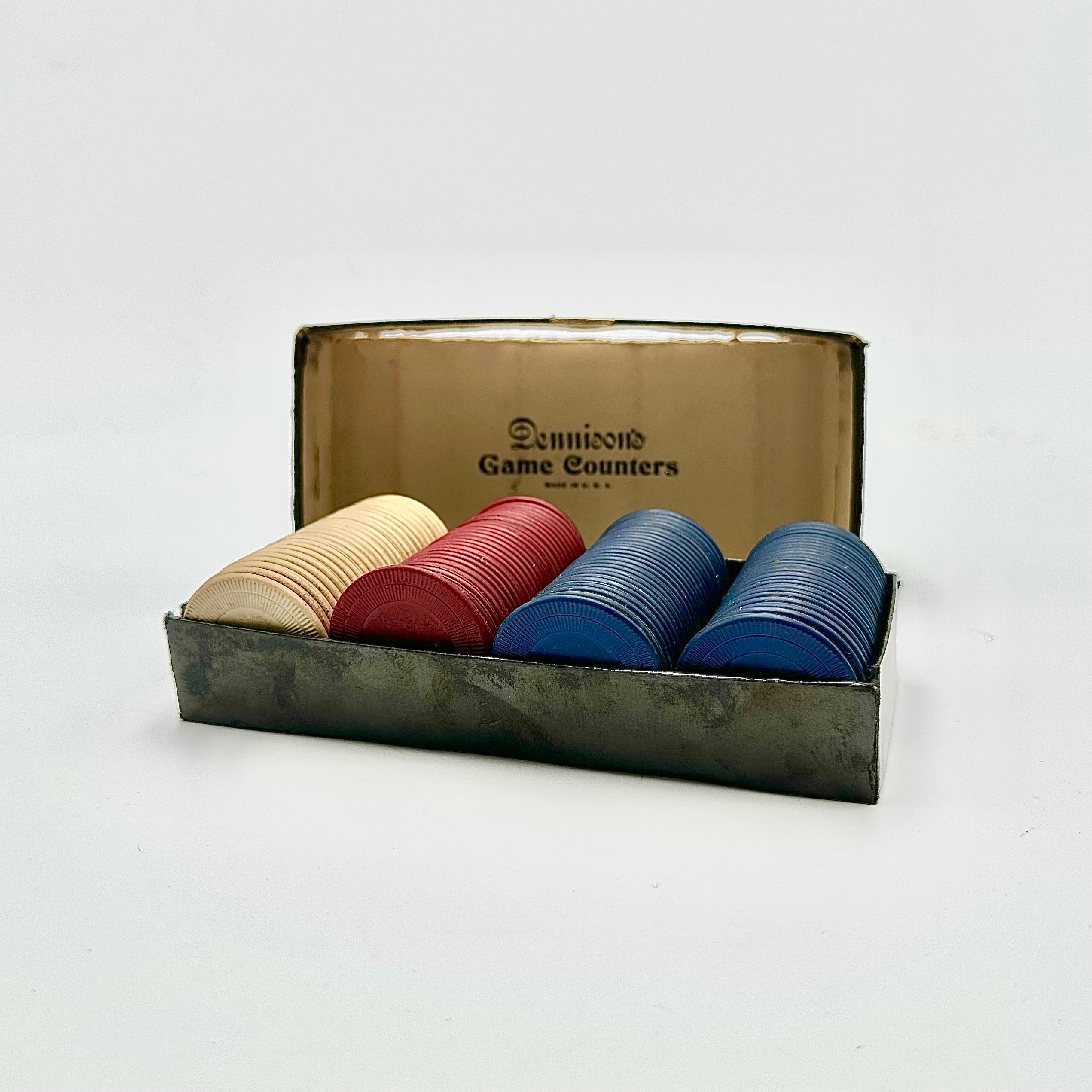 Dennison's Game Counters Poker Chip Set