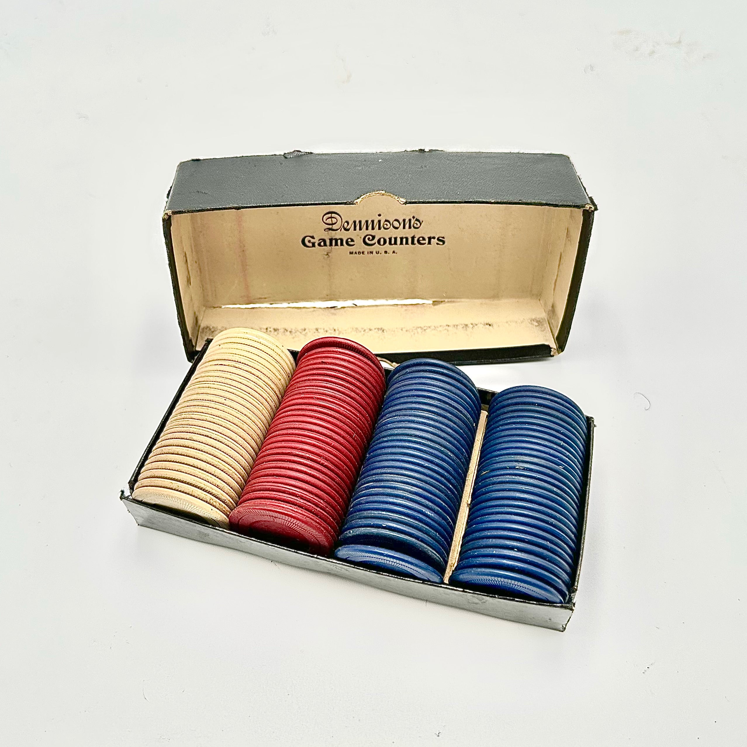 Dennison's Game Counters Poker Chip Set