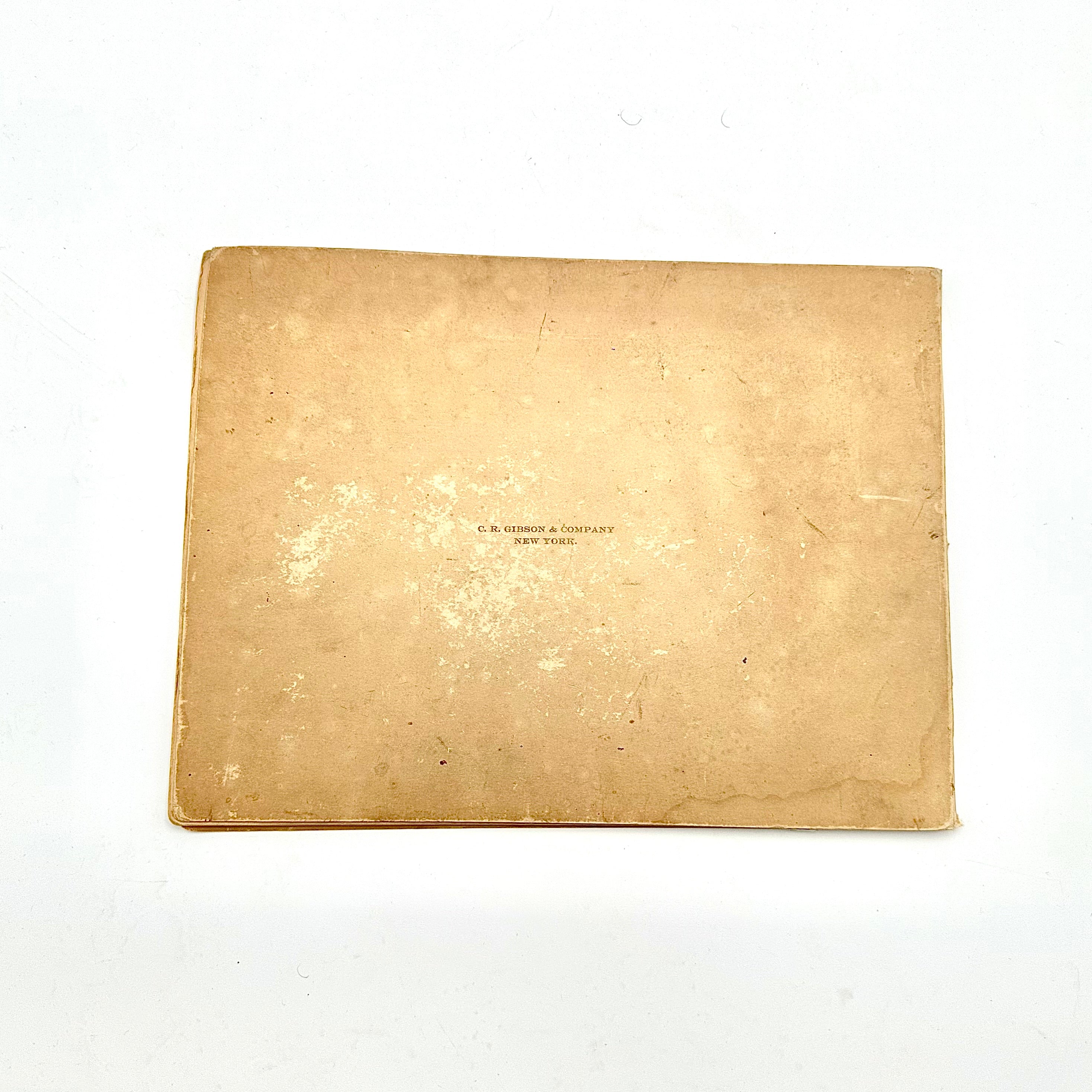 Antique 1901 "Roses on Your Way" Marriage Keepsake Book By C.R. Gibson