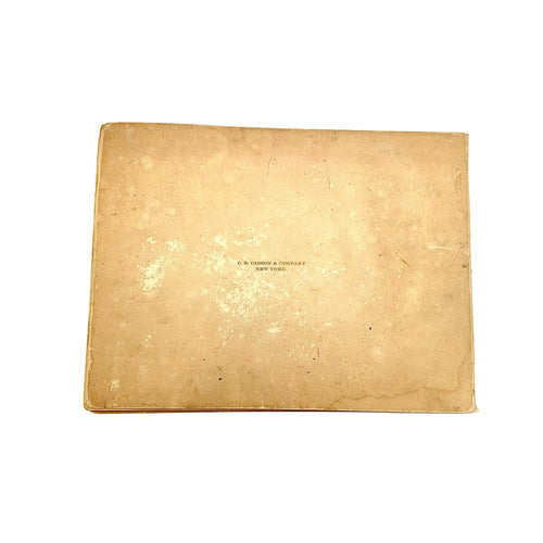 Antique 1901 "Roses on Your Way" Marriage Keepsake Book By C.R. Gibson